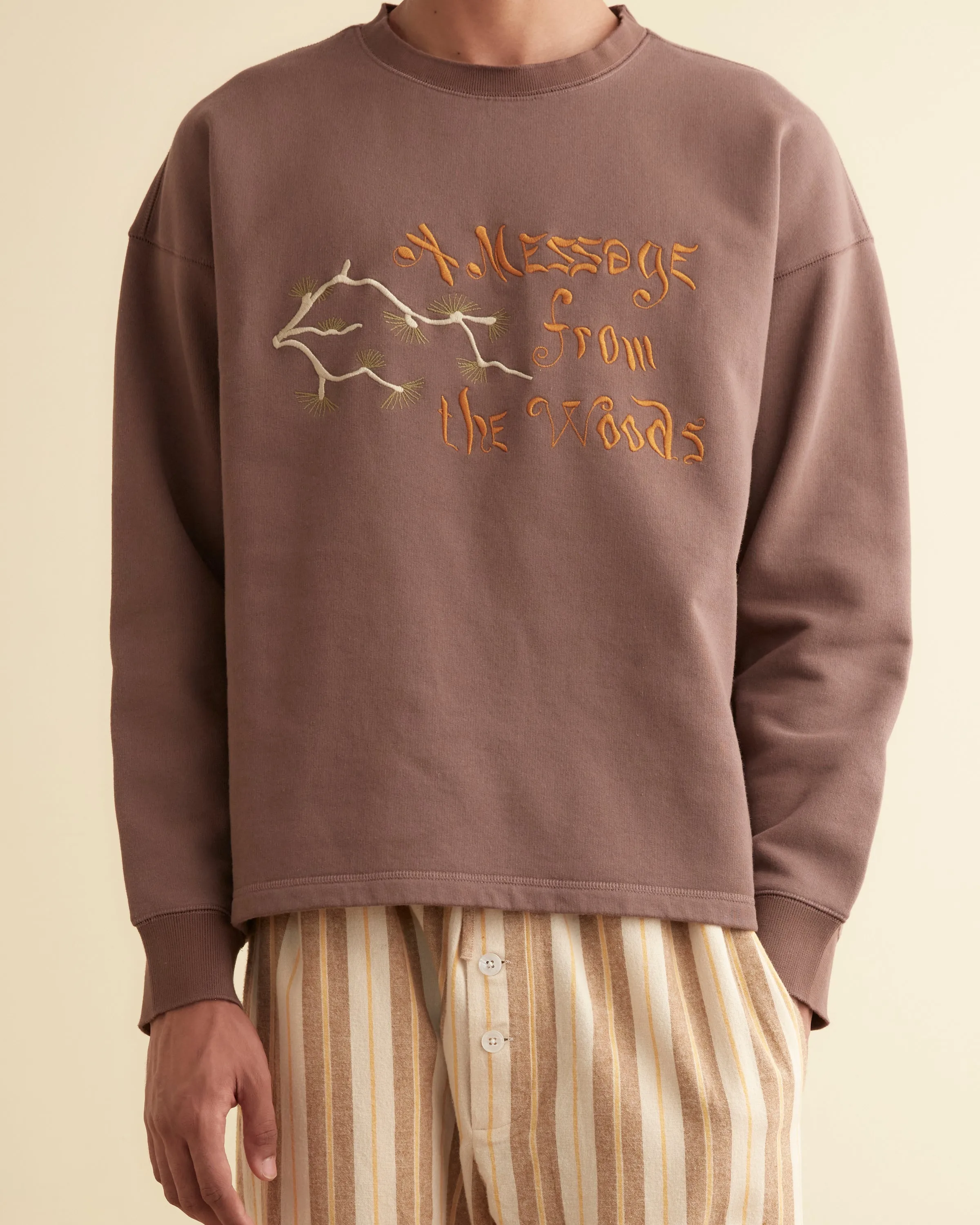 Message Crewneck sold by BODE product image thumbnail 2