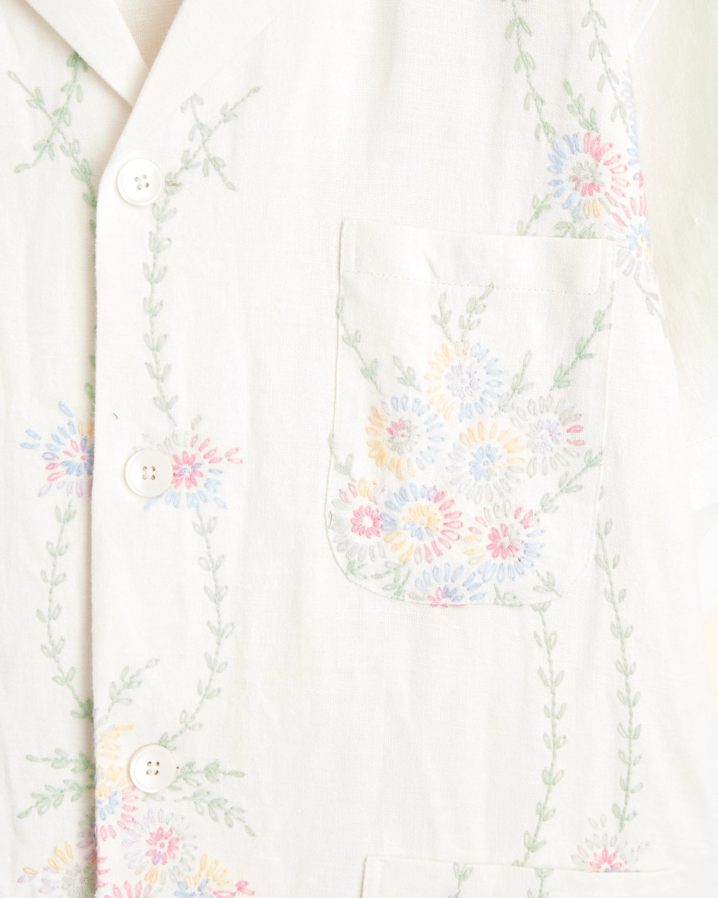 Floral Sprout Short Sleeve Shirt - XL sold by BODE product image thumbnail 3