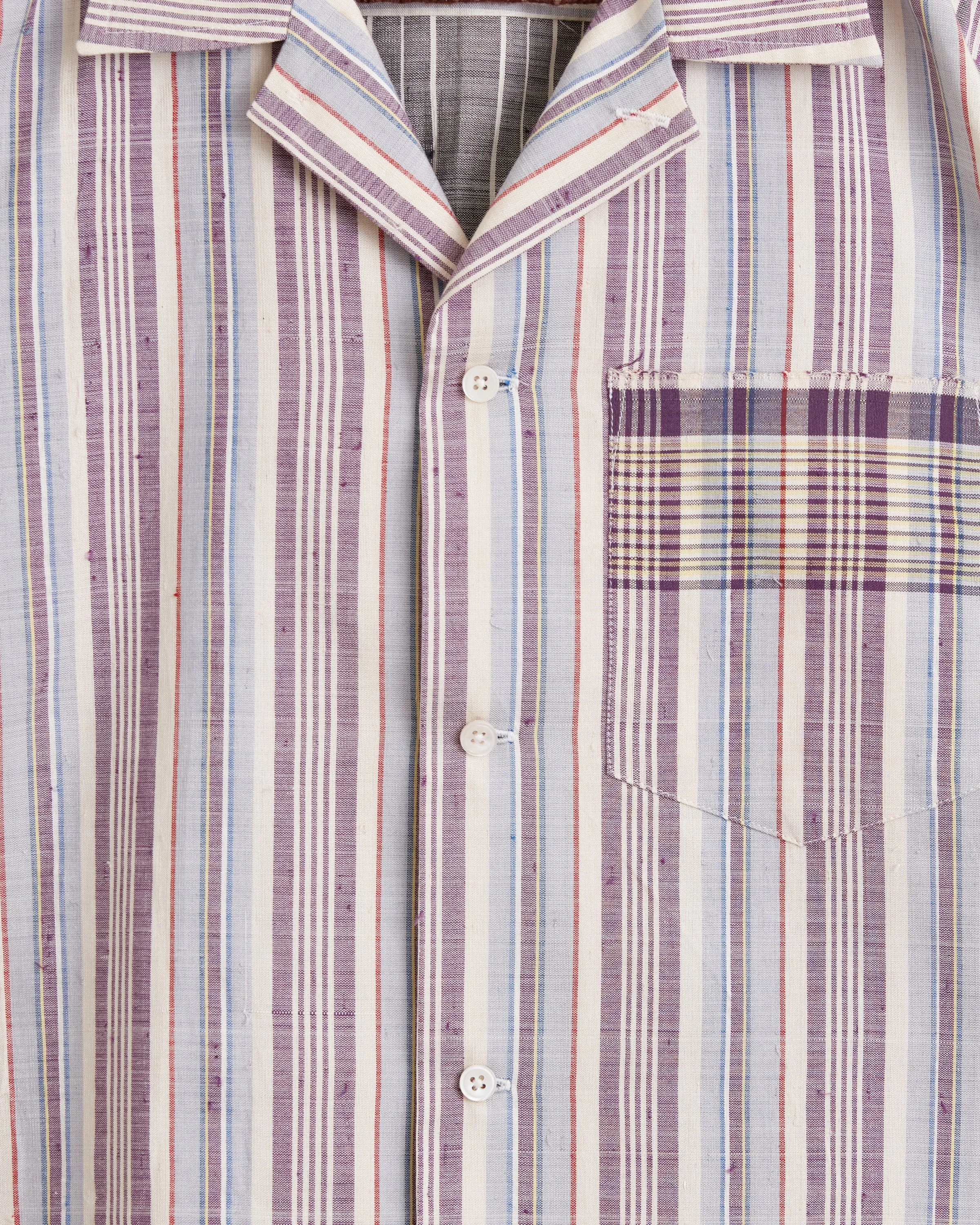 Lilac Scan Short Sleeve Shirt - S sold by BODE product image thumbnail 2
