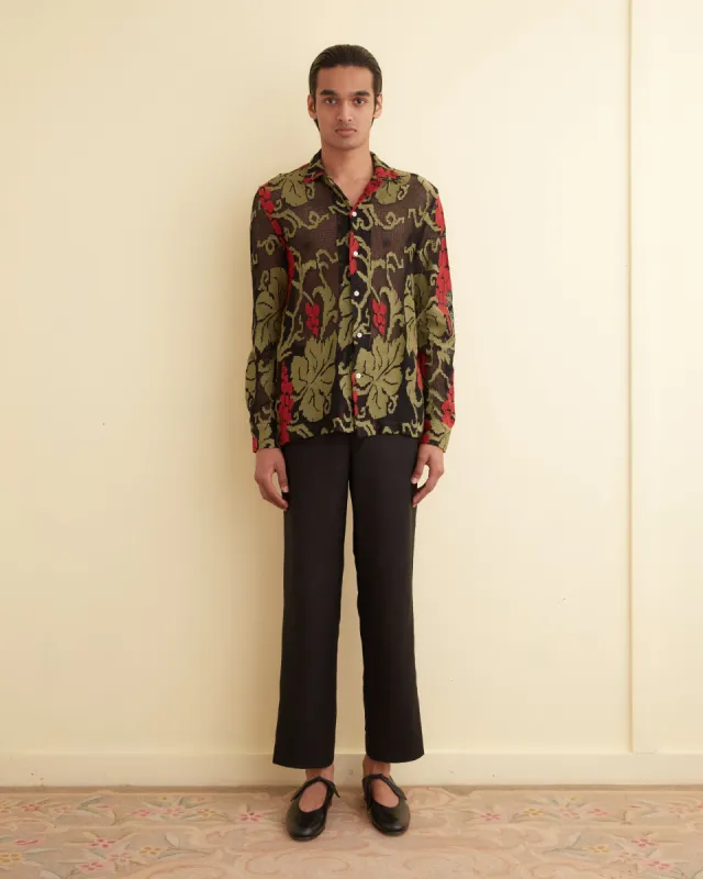 Vineyard Mesh Long Sleeve Shirt sold by BODE