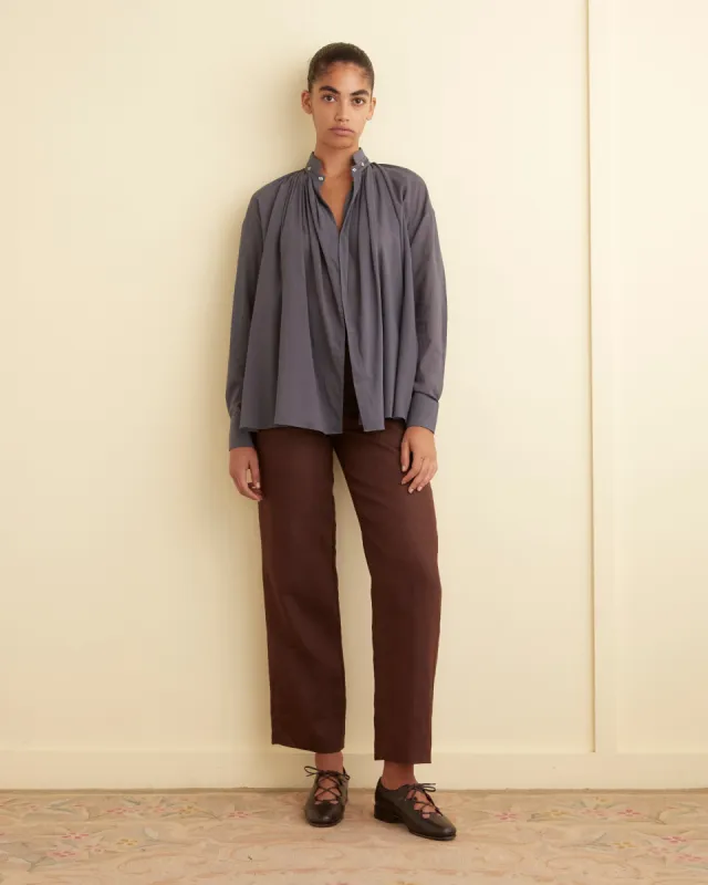 Elise Shirt - Blue sold by BODE