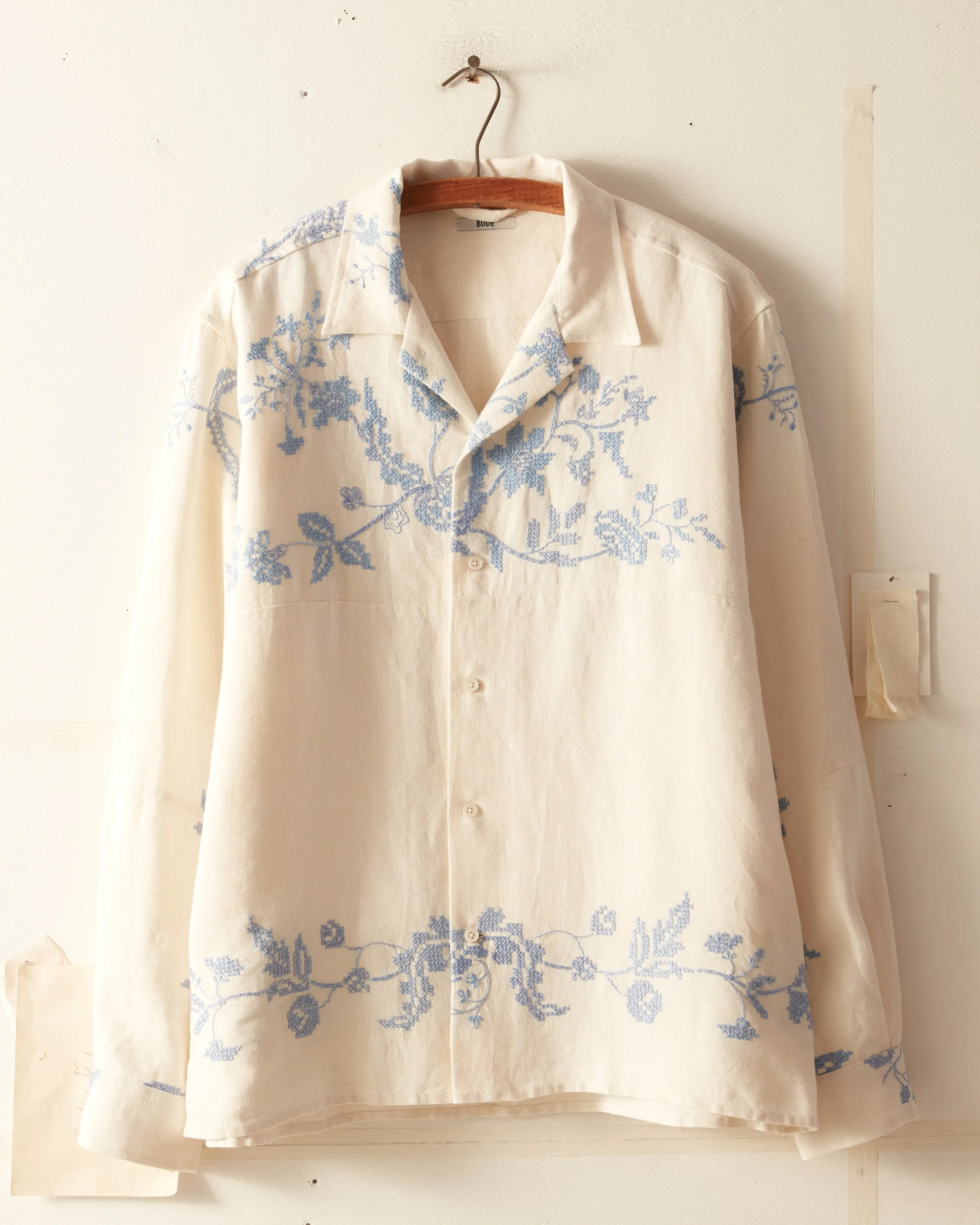 Pale Leaf Long Sleeve Shirt - L/XL sold by BODE