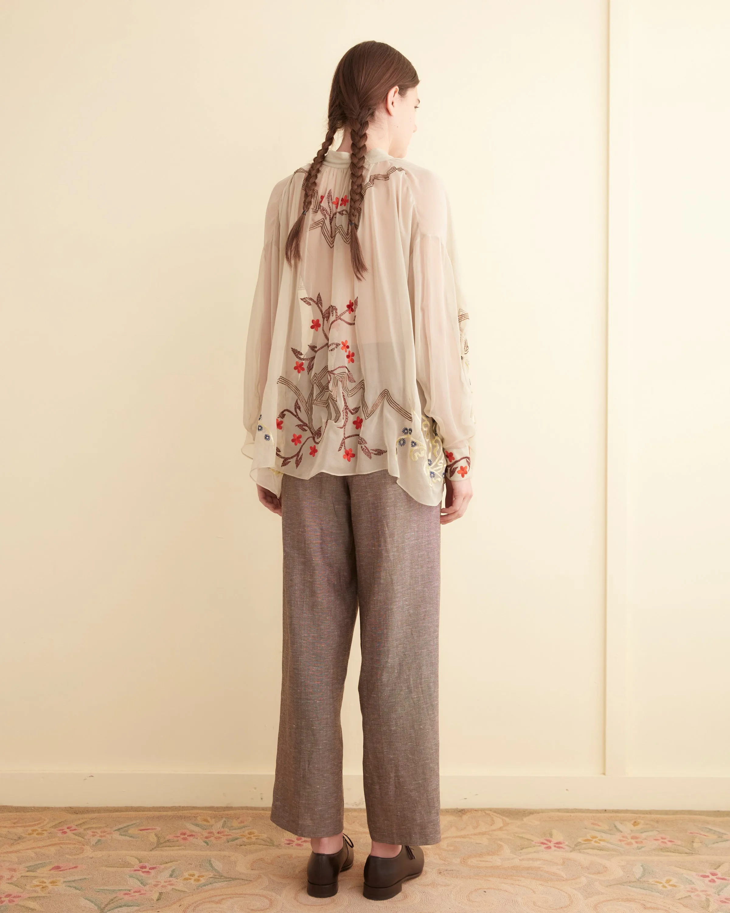 Embroidered Flower Study Shirt sold by BODE product image thumbnail 3