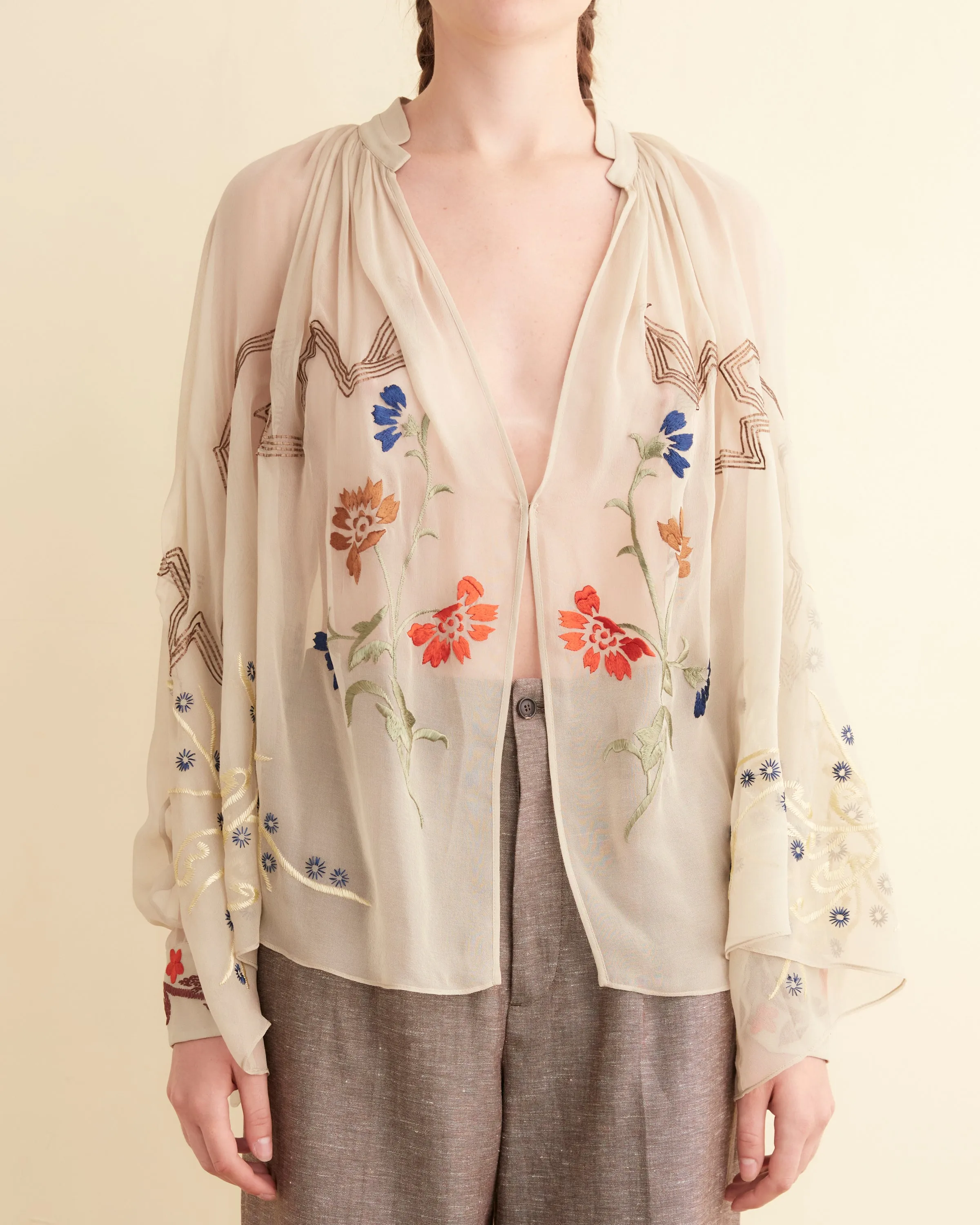 Embroidered Flower Study Shirt sold by BODE product image thumbnail 2