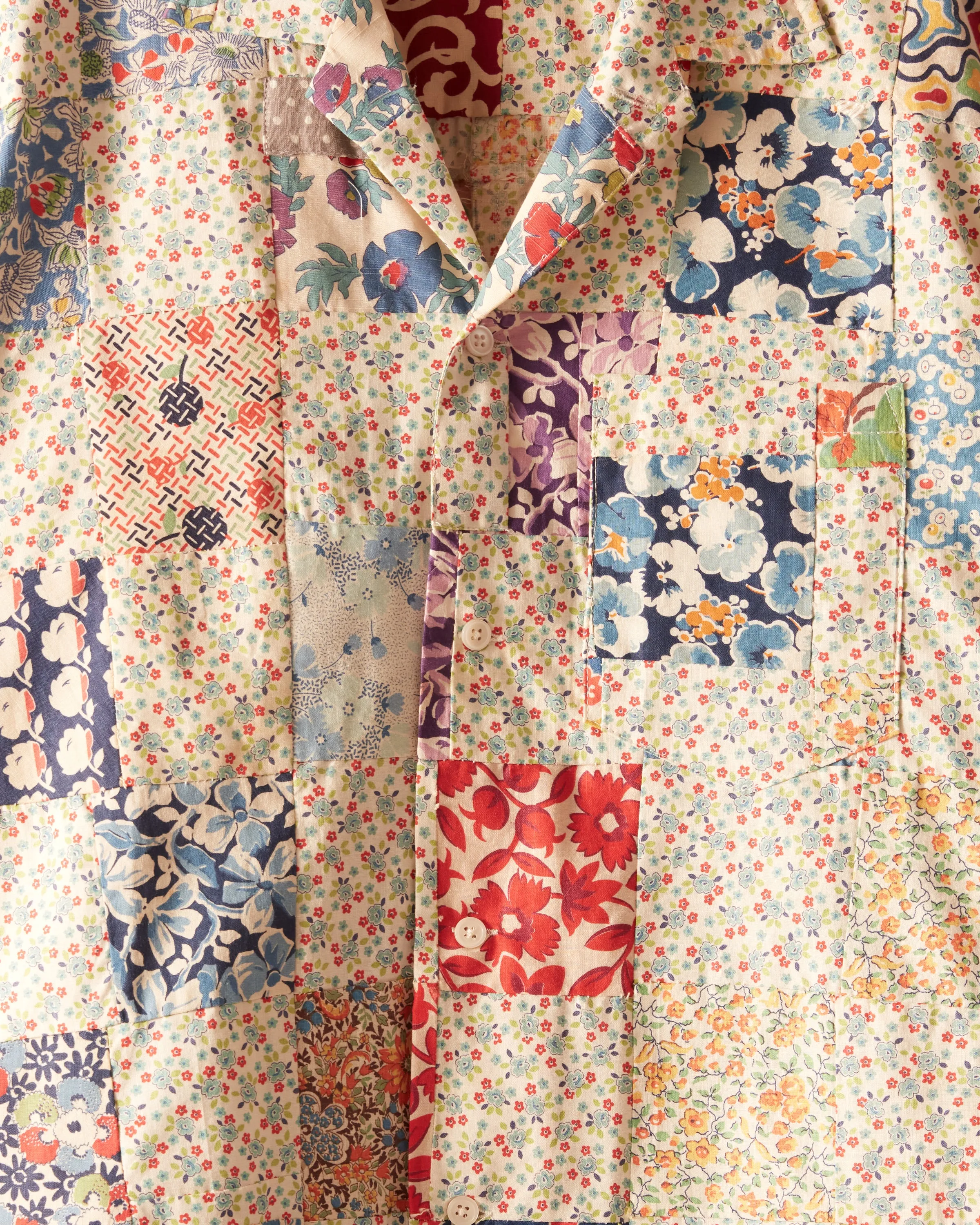 Botanic Patchwork Short Sleeve Shirt - XS/S sold by BODE product image thumbnail 2