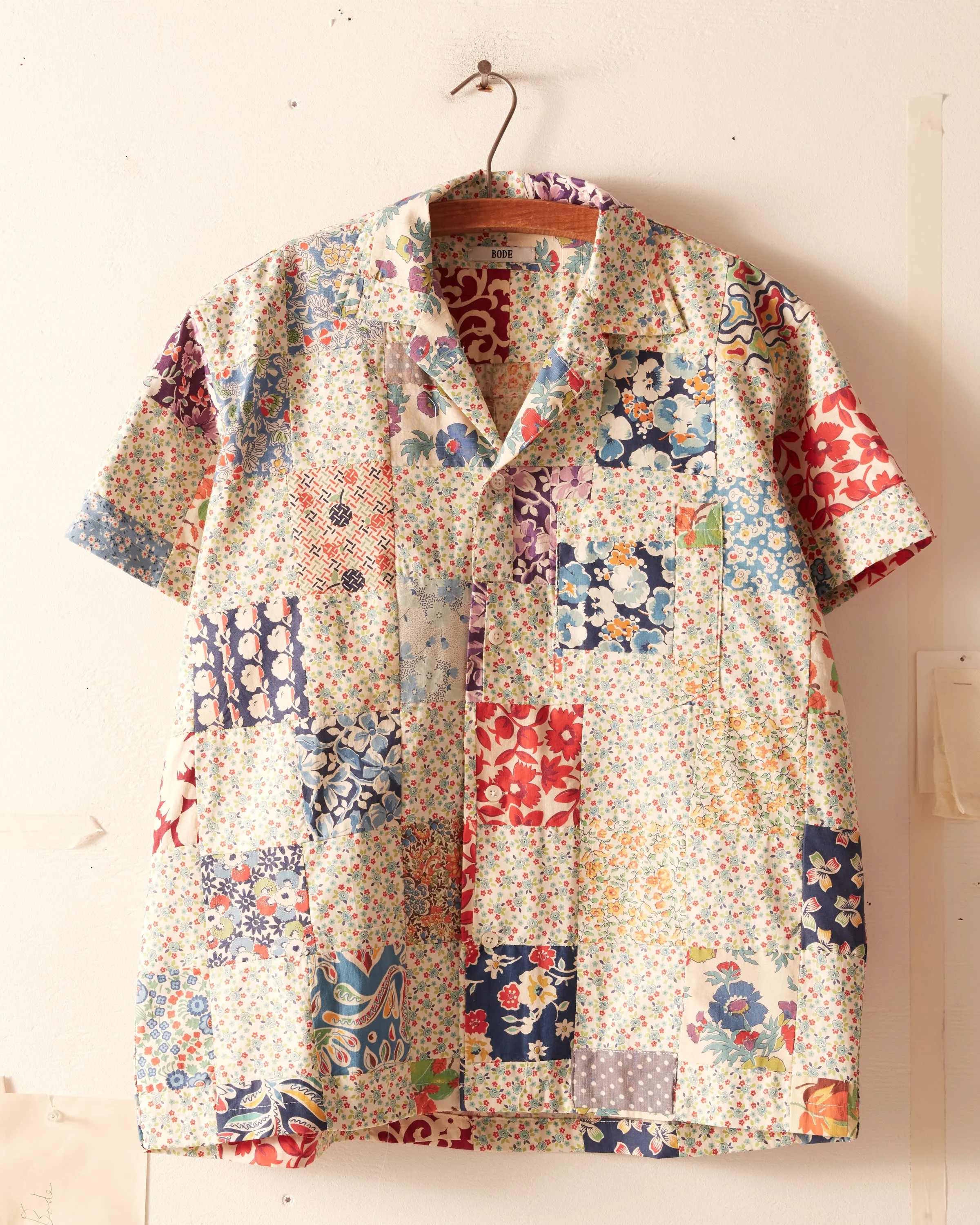 Botanic Patchwork Short Sleeve Shirt - XS/S sold by BODE