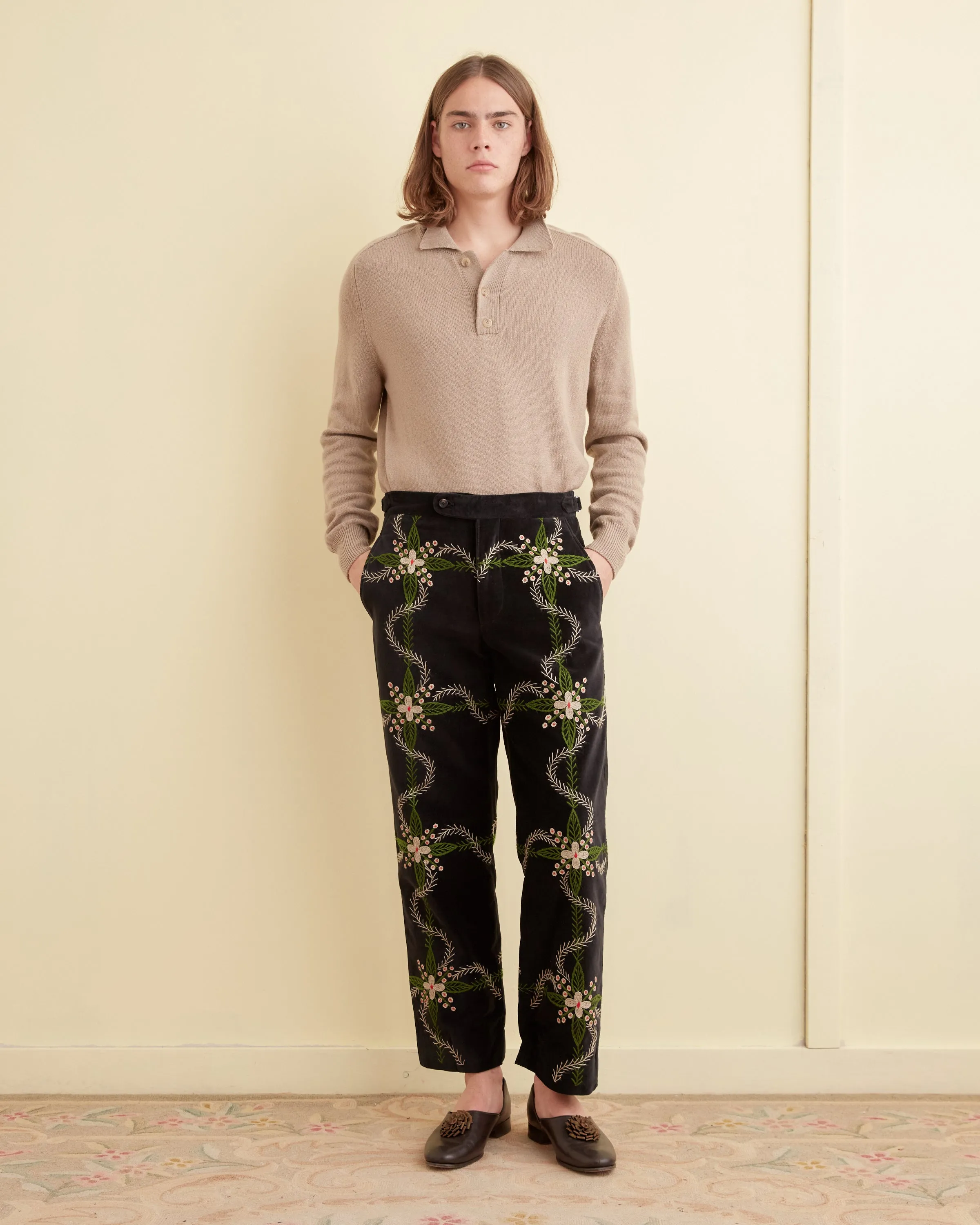 Rosemallow Trousers sold by BODE