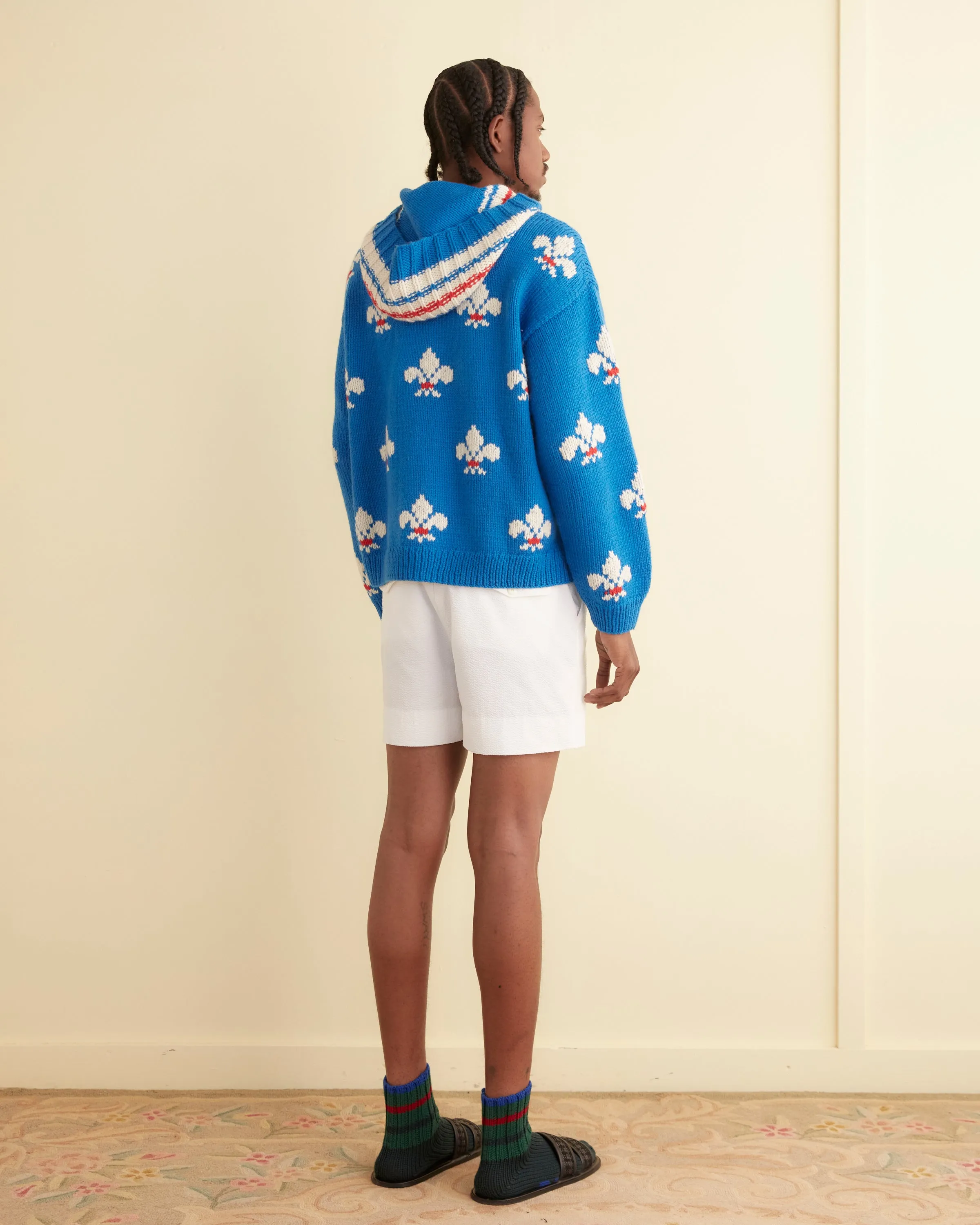 Fleur-de-Lis Hoodie sold by BODE product image thumbnail 3