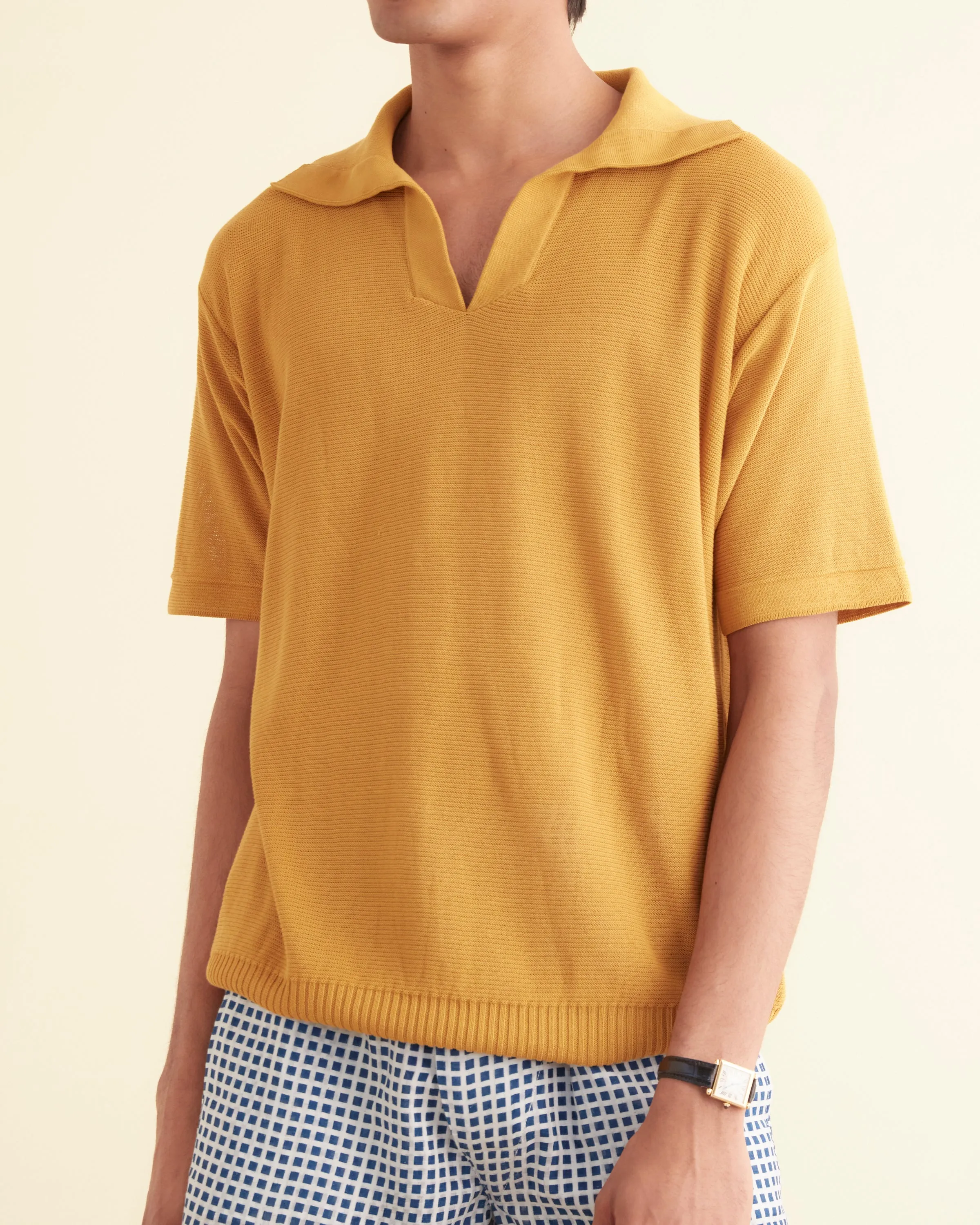Boxy Polo - Mustard sold by BODE product image thumbnail 2