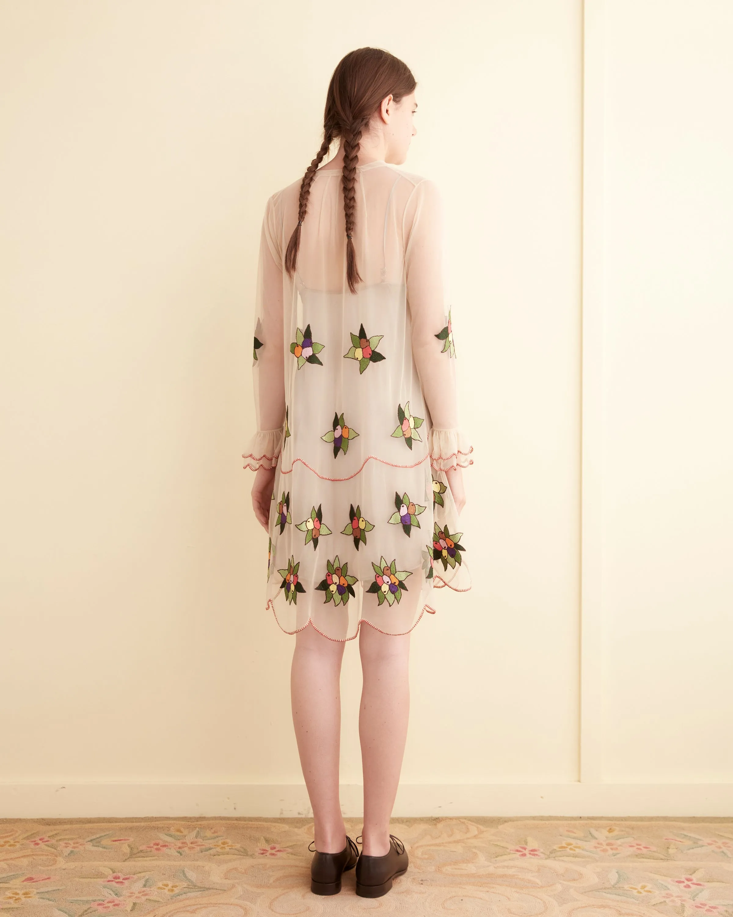 Embroidered Suncherry Dress sold by BODE product image thumbnail 3