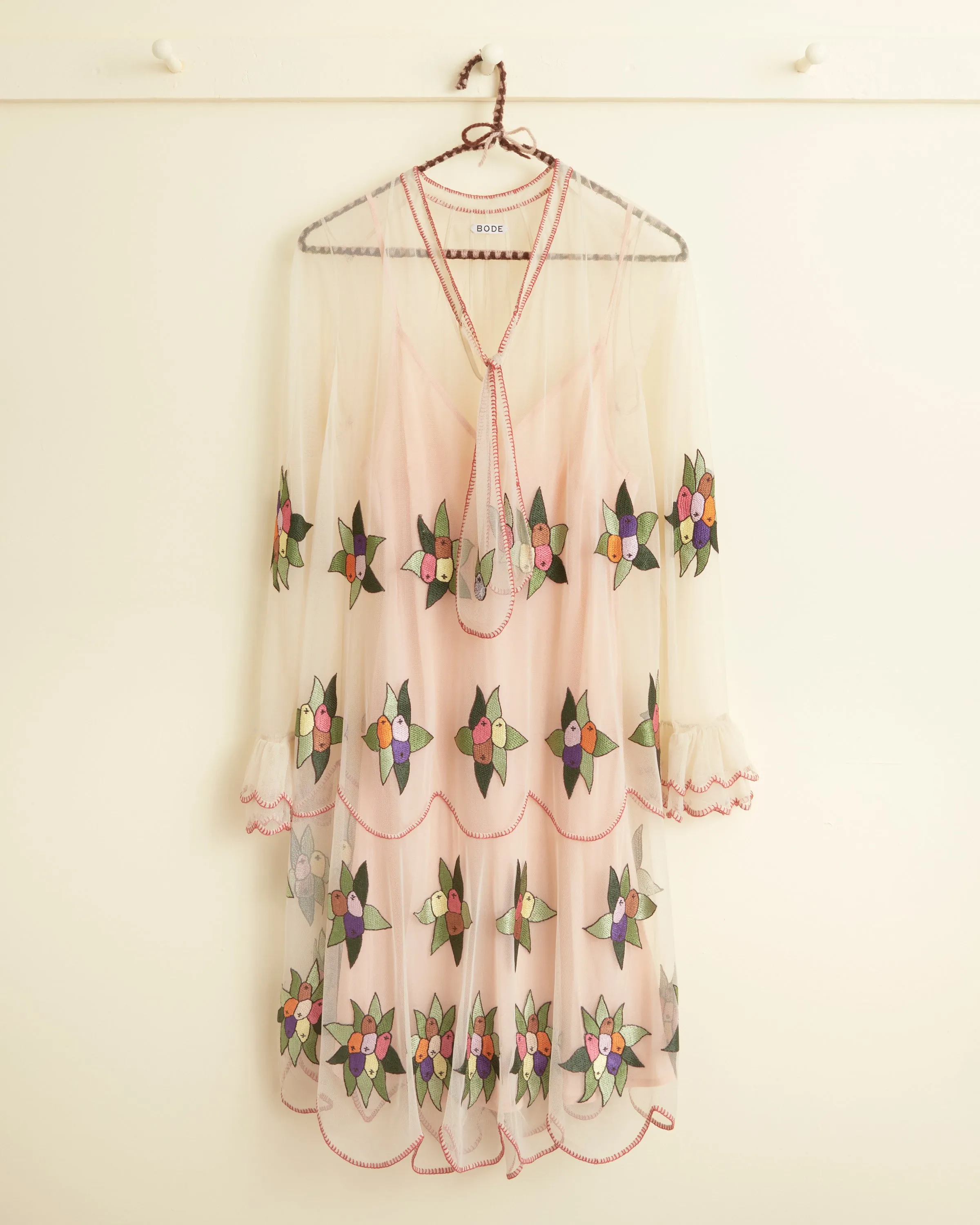 Embroidered Suncherry Dress sold by BODE product image thumbnail 4