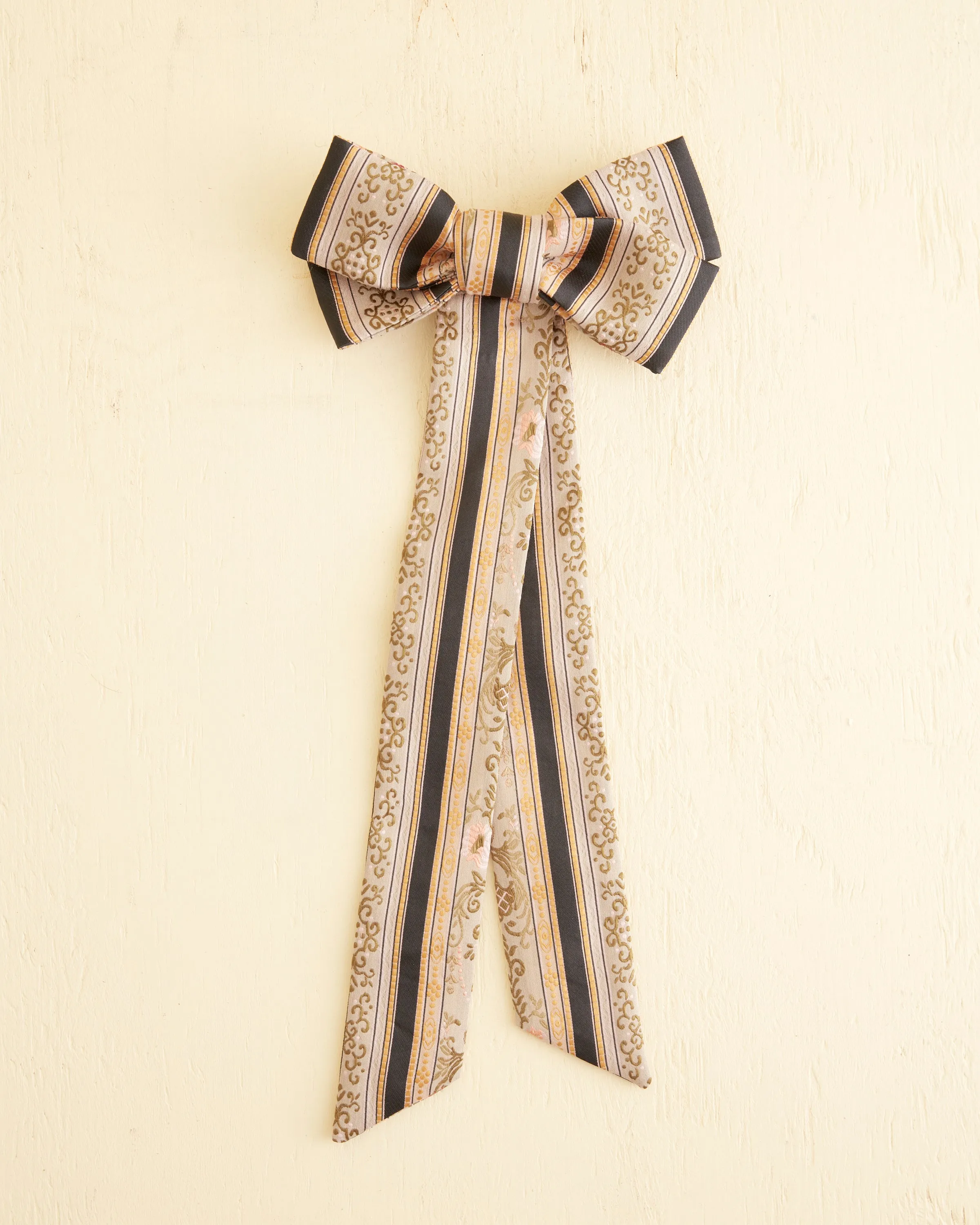 Floret Brocade Bow Barrette sold by BODE