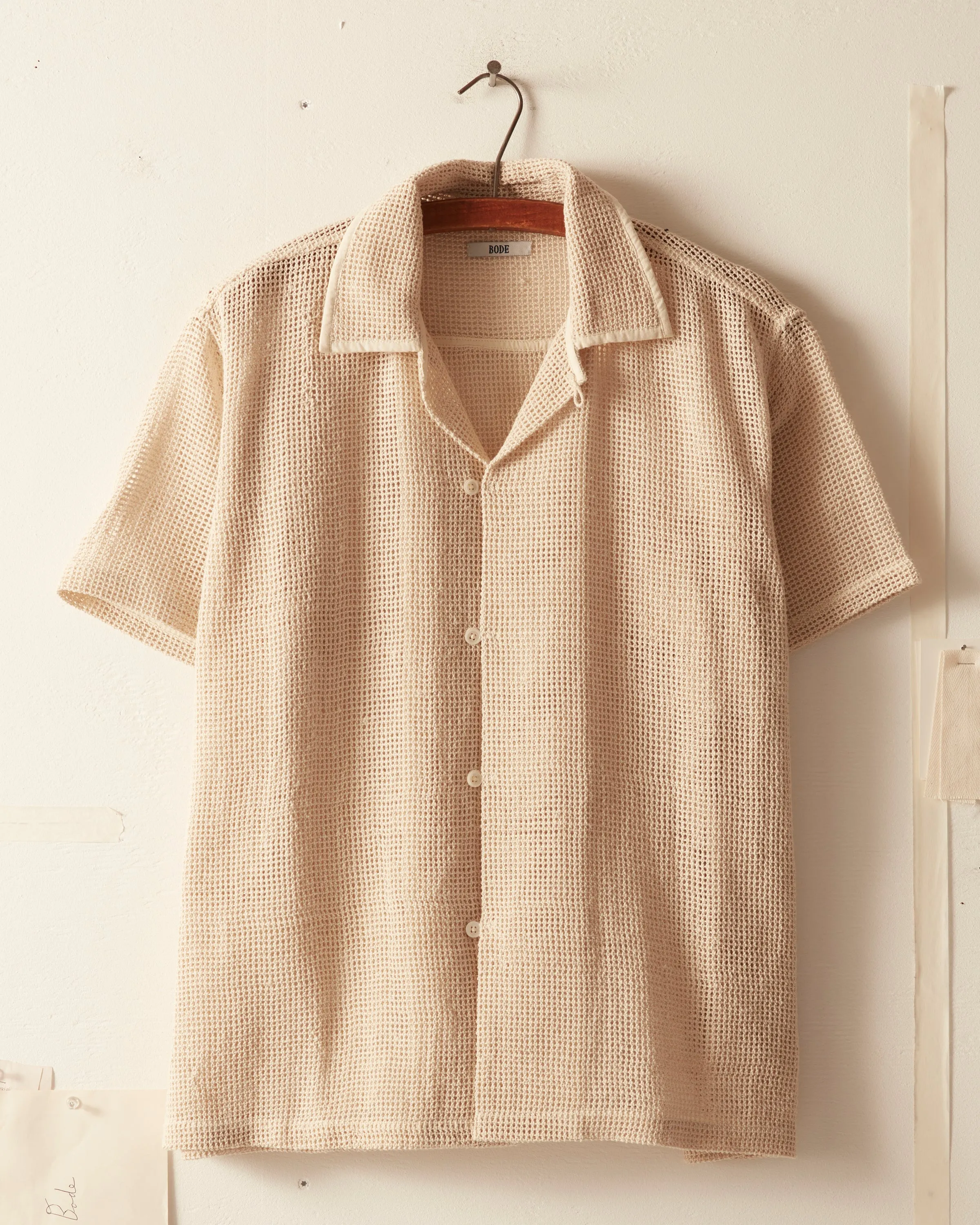 Open Weave Short Sleeve Shirt sold by BODE product image thumbnail 2