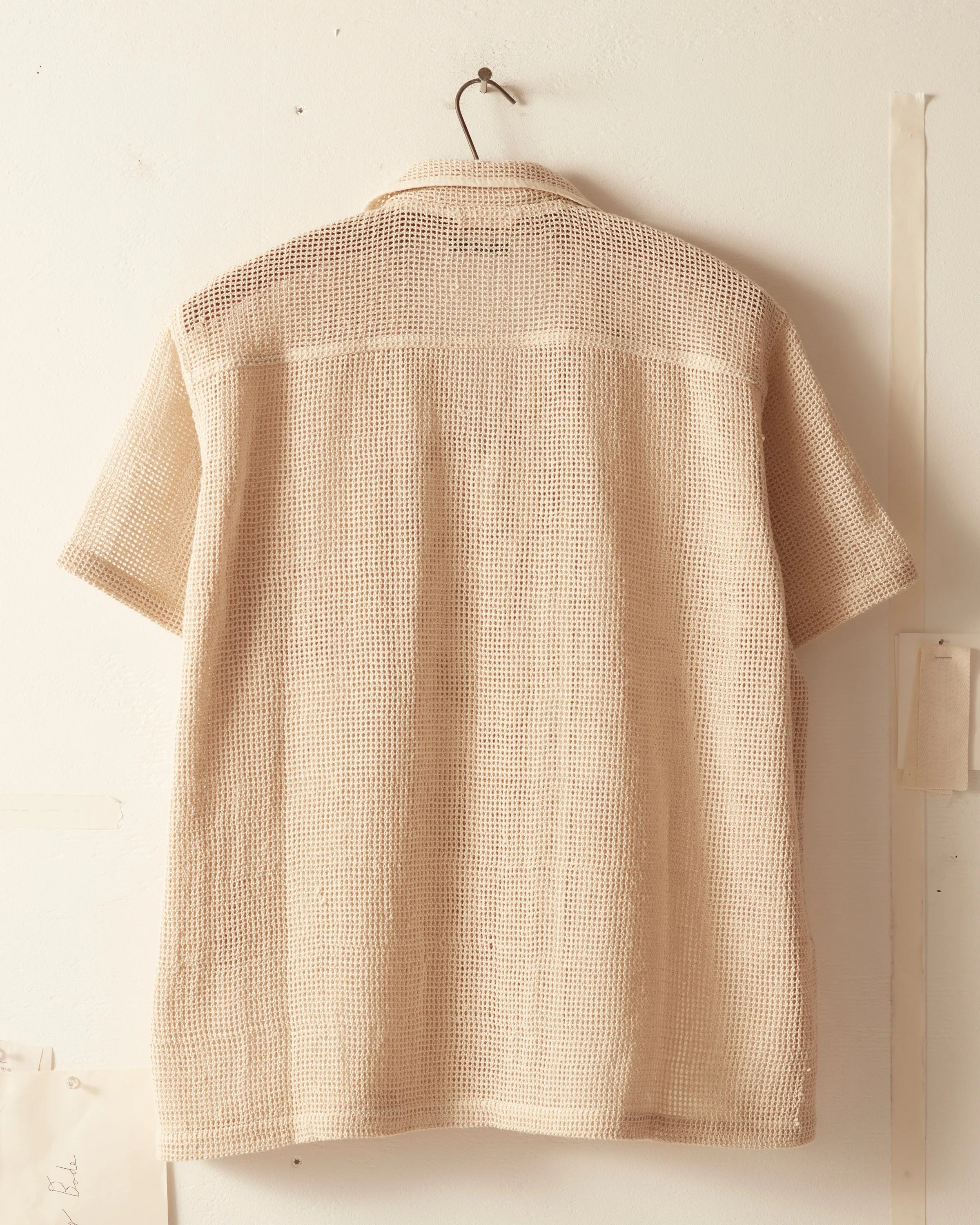 Open Weave Short Sleeve Shirt sold by BODE product image thumbnail 5