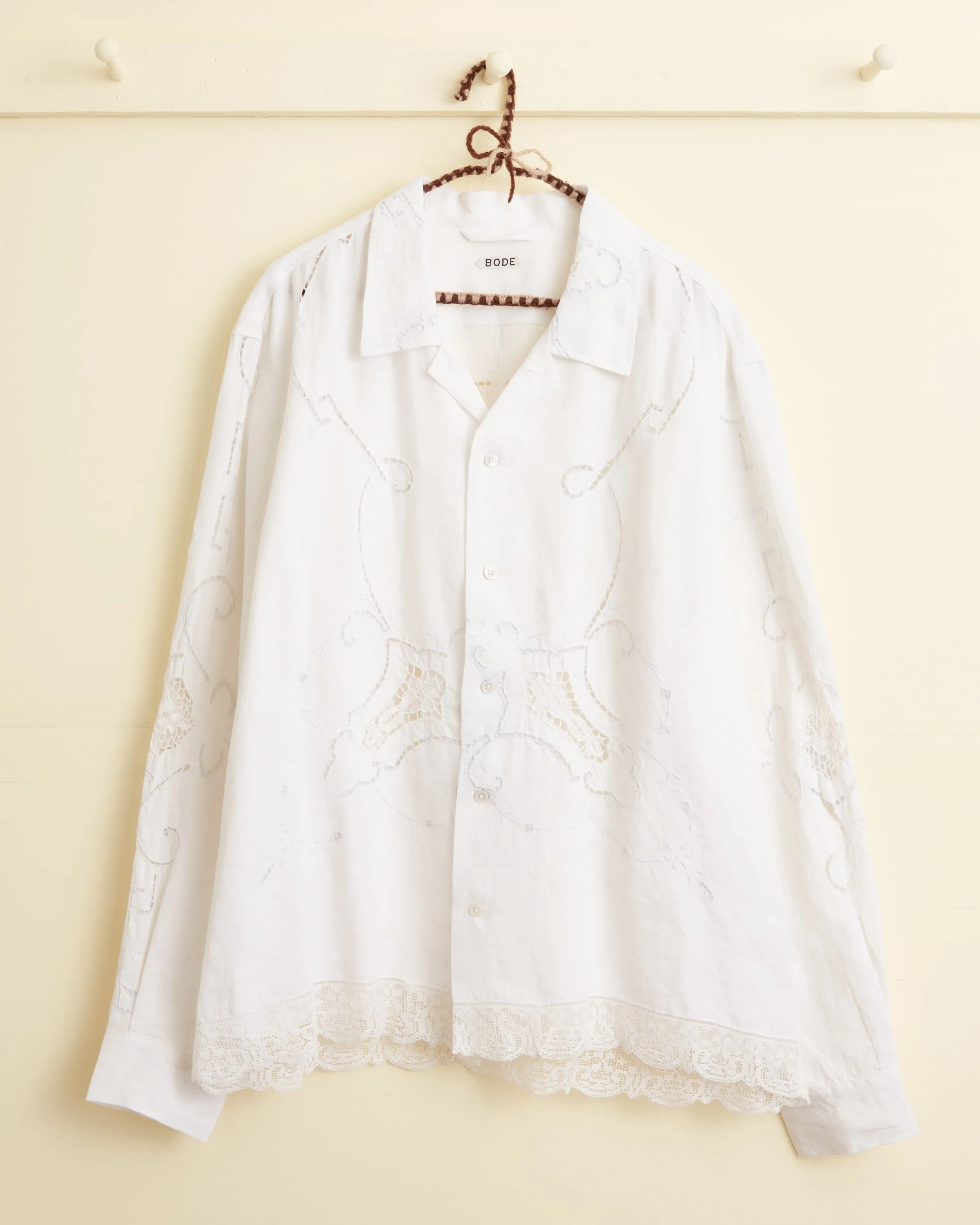 Floral Cirrus Long Sleeve Shirt - XXL sold by BODE