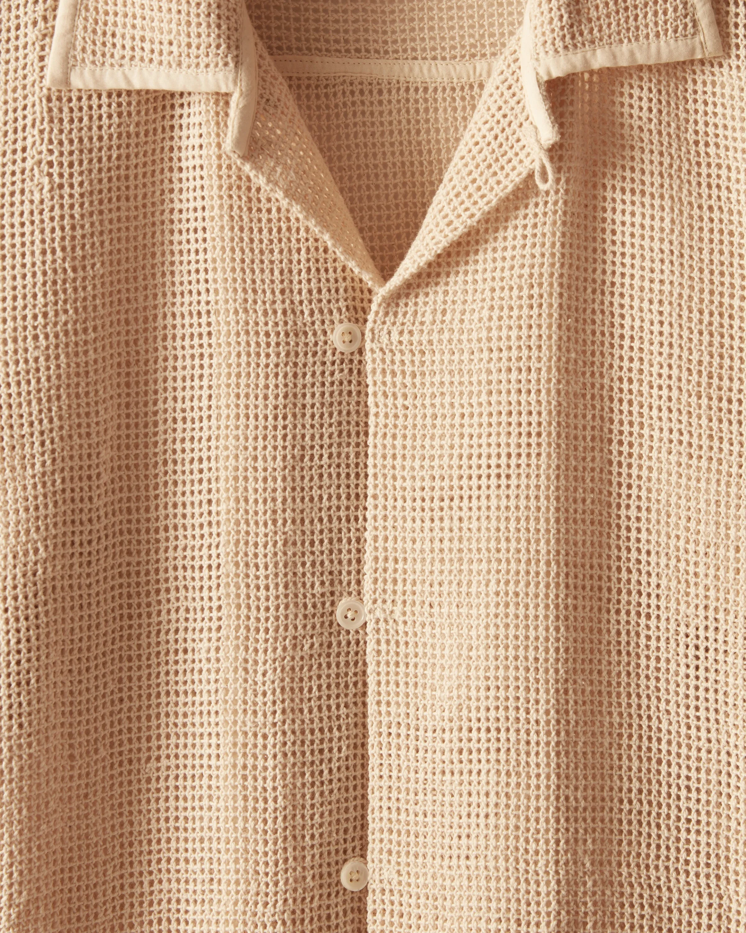 Open Weave Short Sleeve Shirt sold by BODE product image thumbnail 3