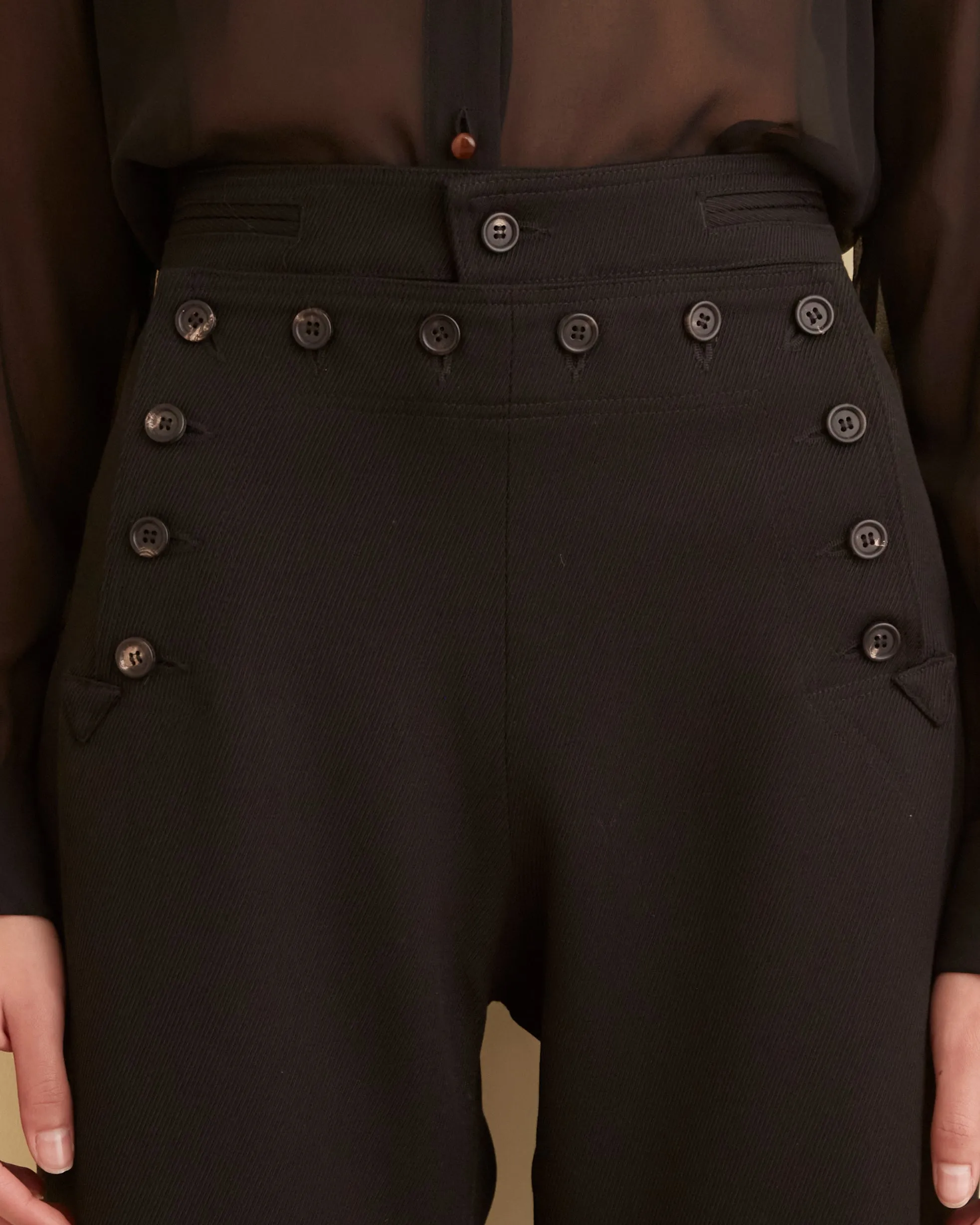 Sailor Trousers - Black sold by BODE product image thumbnail 2