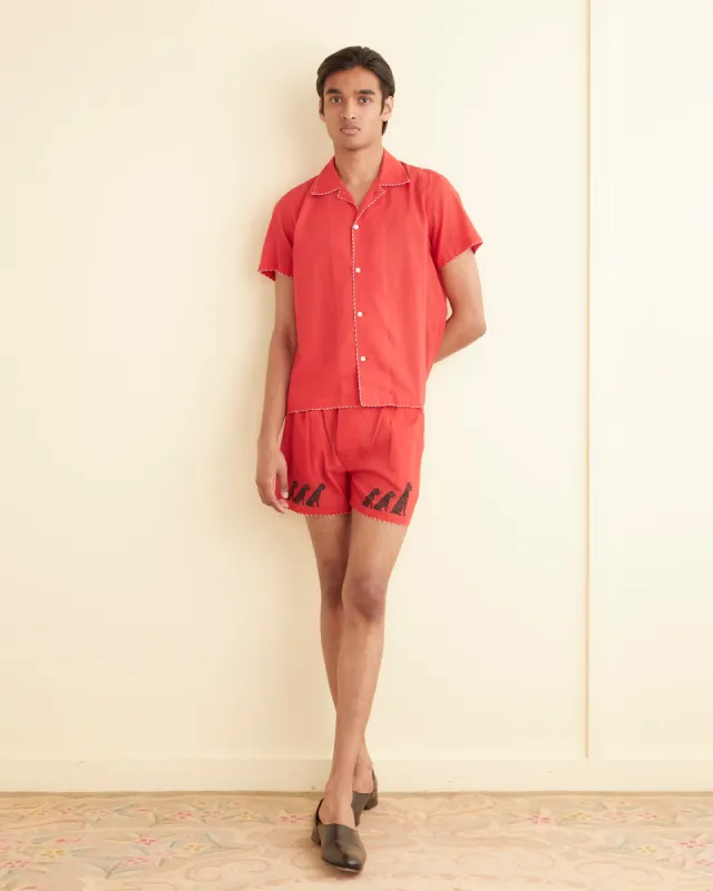 Monday Short Sleeve Shirt made by BODE