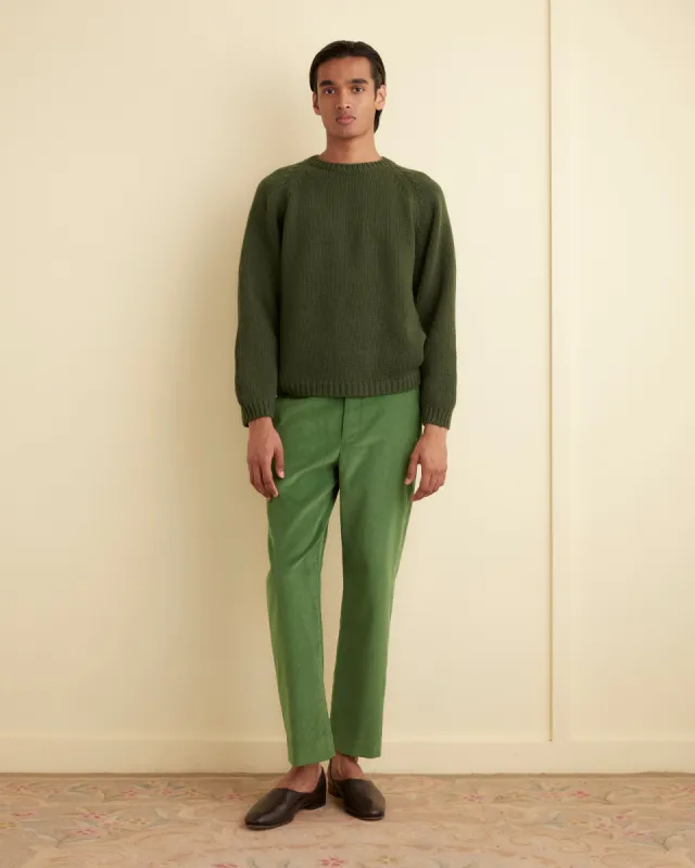 Corduroy Side Buckle Trousers sold by BODE