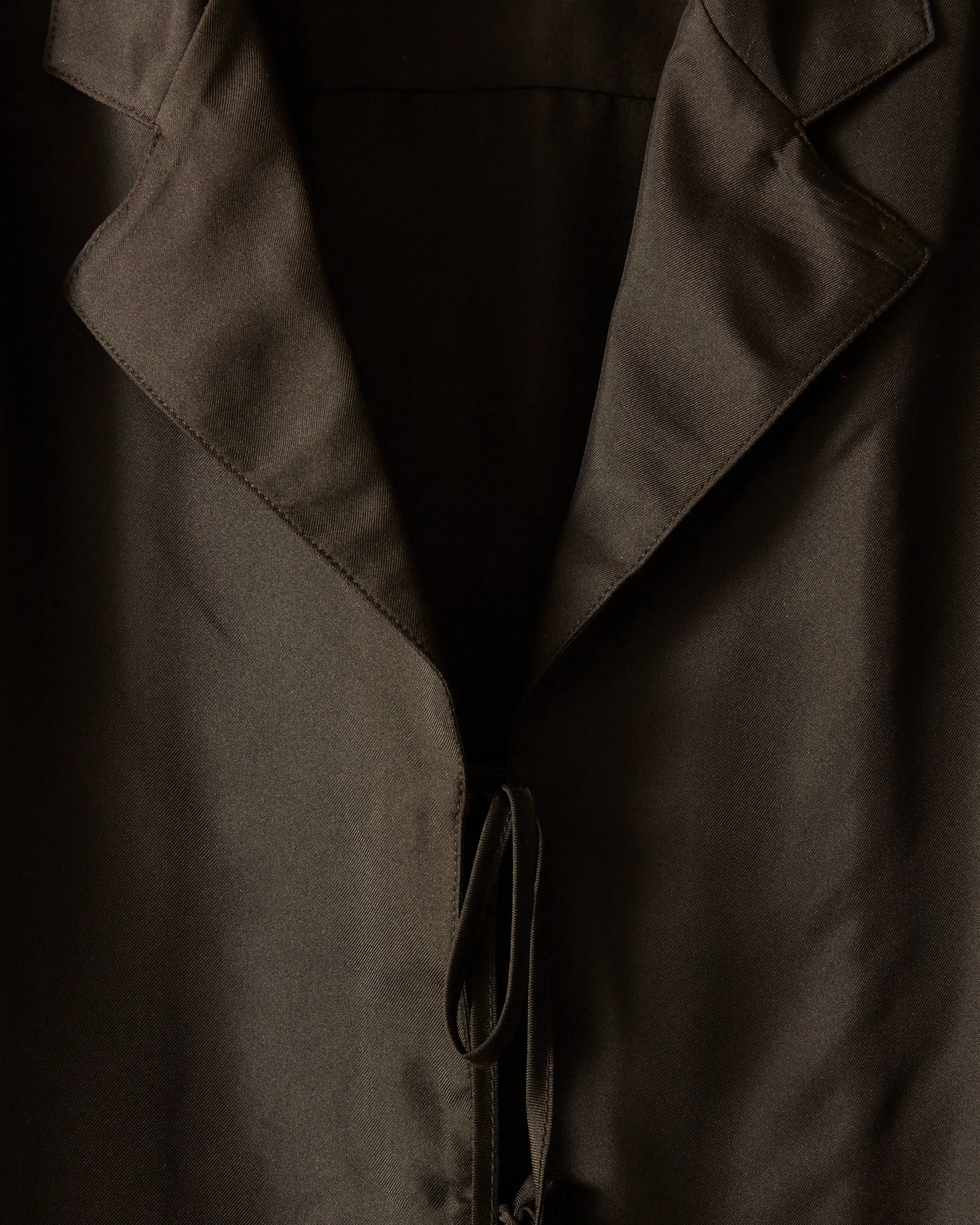 Micro Tie Long Sleeve Shirt - Black sold by BODE product image thumbnail 3