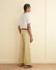 Herringbone Knolly Brook Trousers - Green sold by BODE
