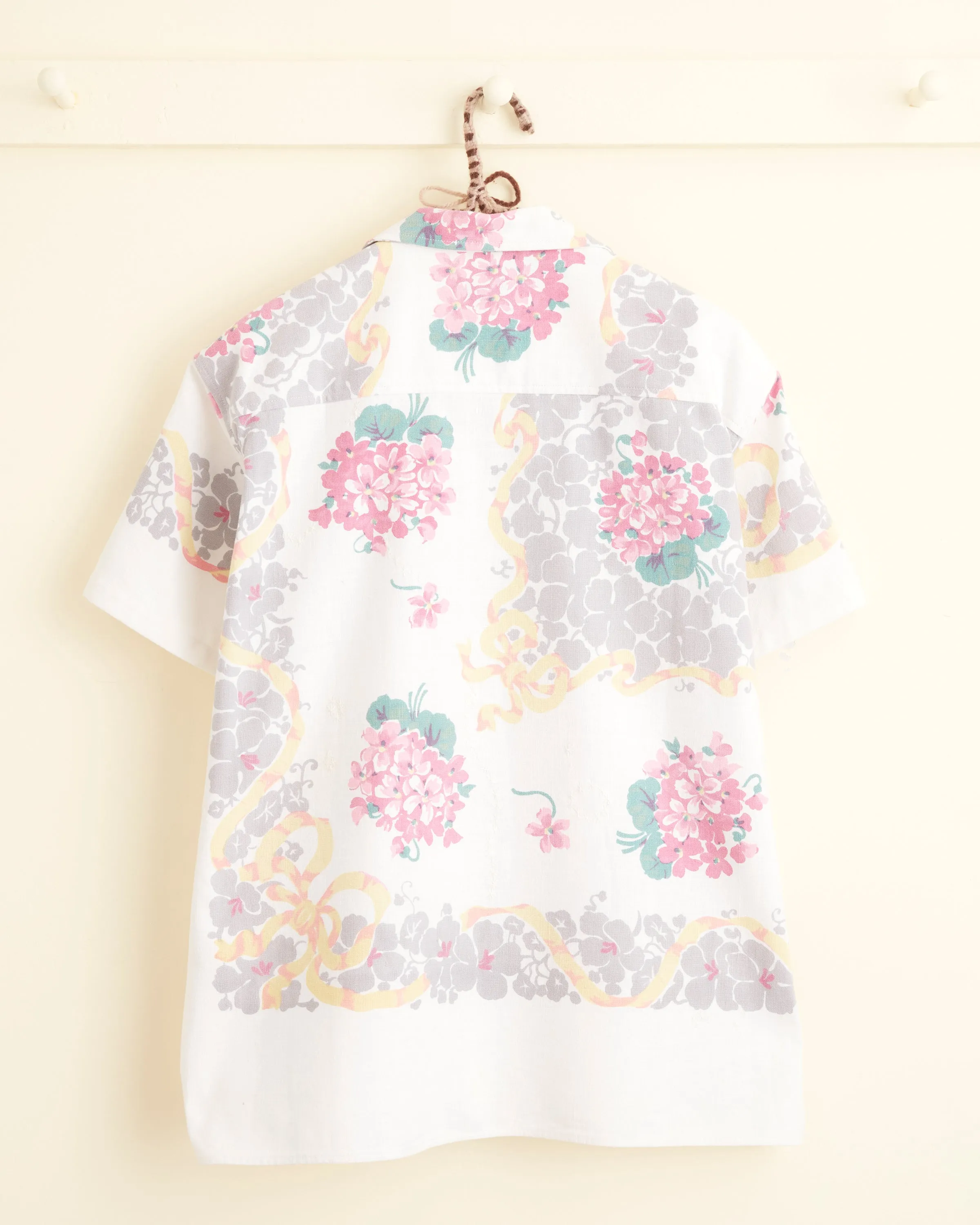 Cadet Grey Hibiscus Shirt - M/L sold by BODE product image thumbnail 3