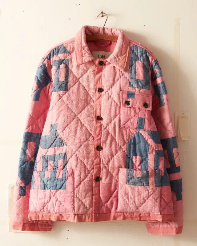 Pink Home Quilt Jacket - XL/XXL sold by BODE