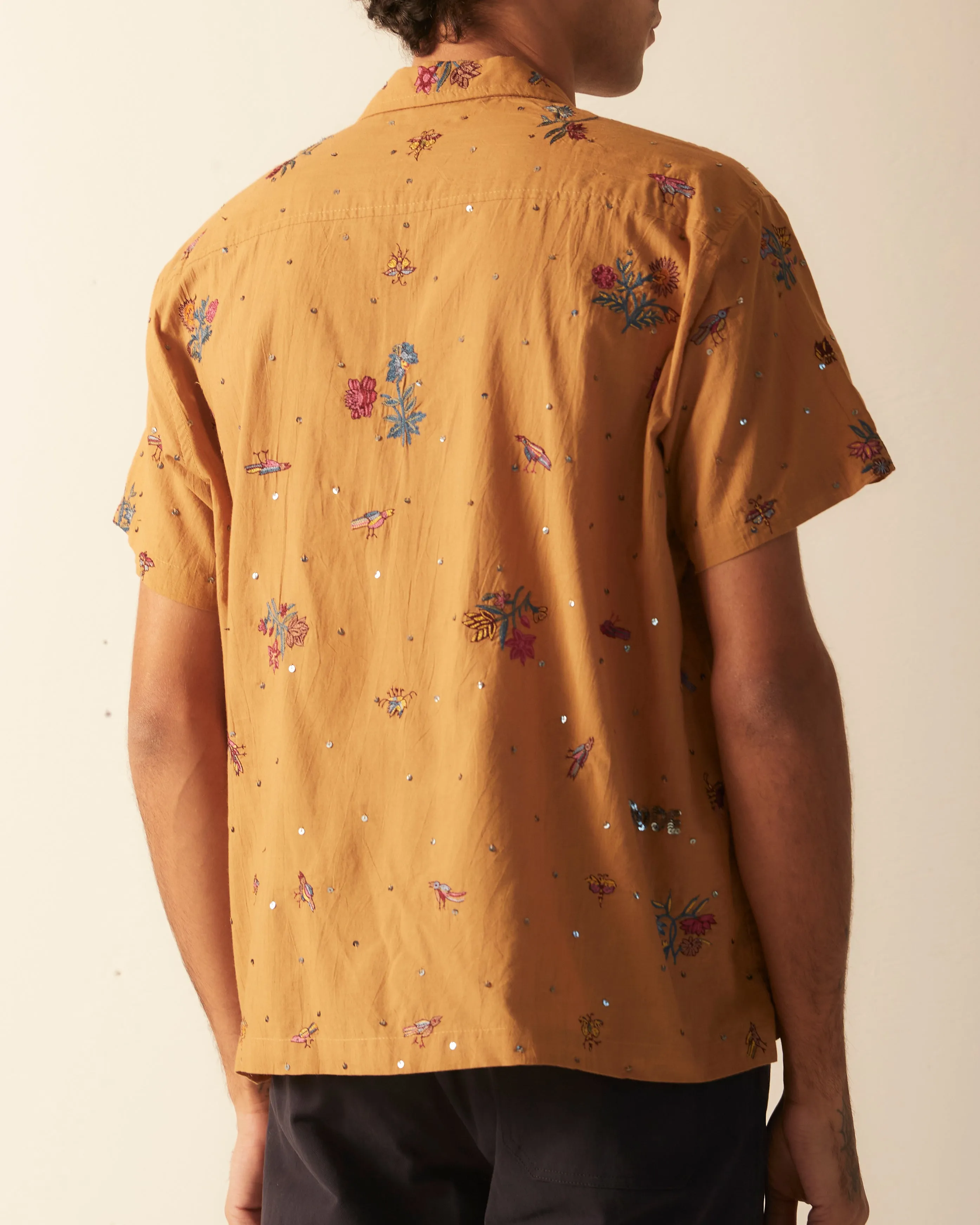 Micro Bird Short Sleeve Shirt sold by BODE product image thumbnail 4