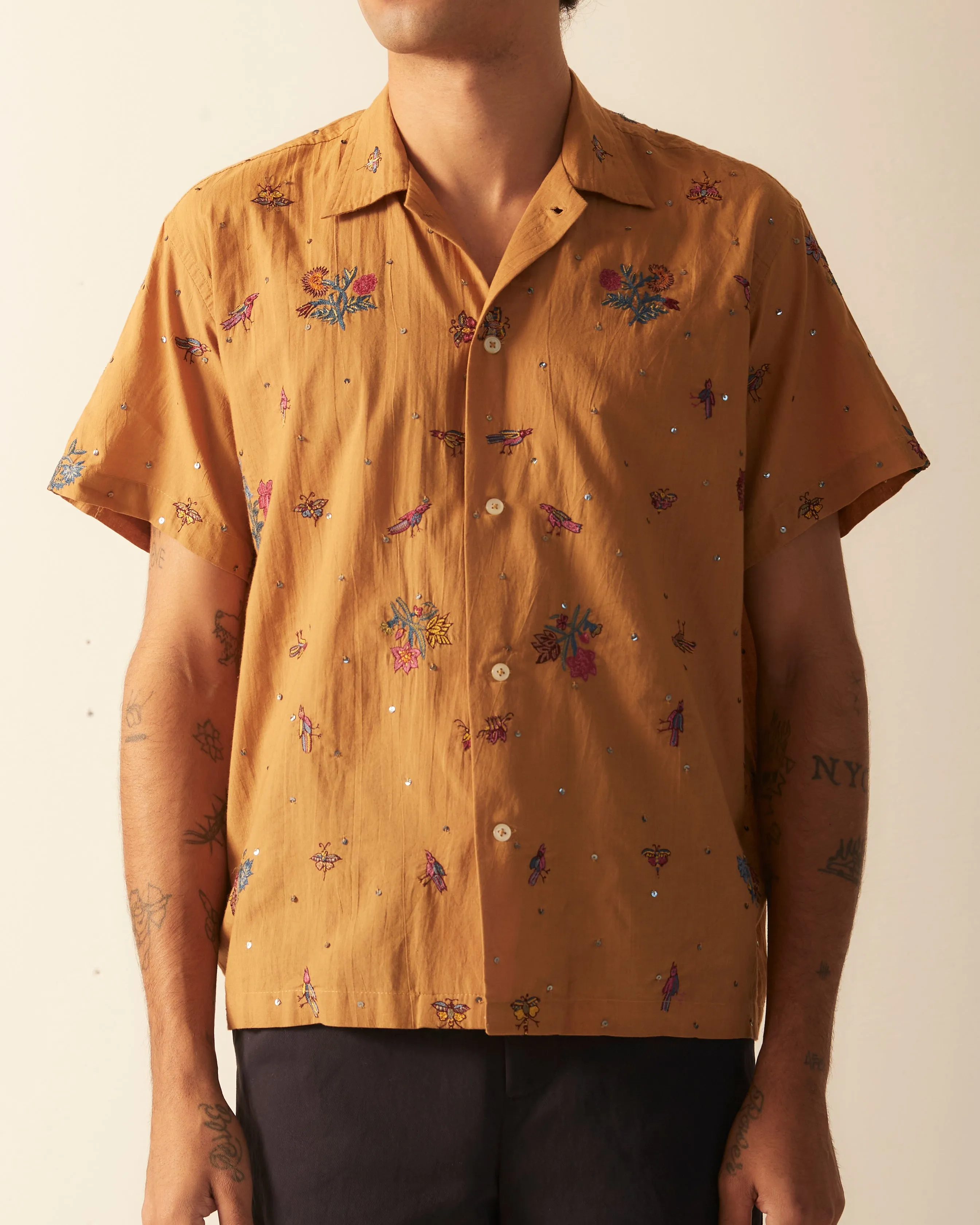 Micro Bird Short Sleeve Shirt sold by BODE product image thumbnail 2