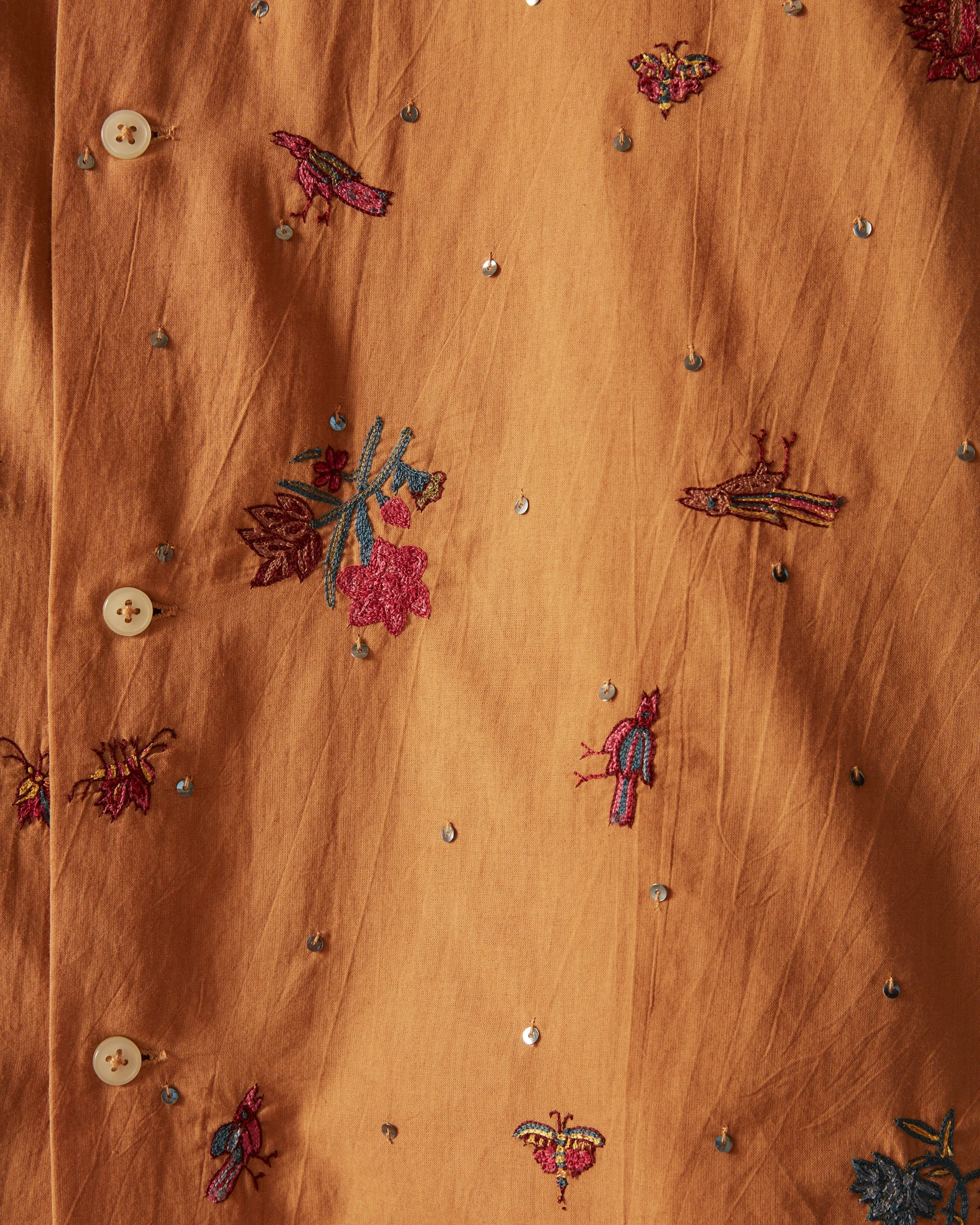 Micro Bird Short Sleeve Shirt sold by BODE product image thumbnail 3