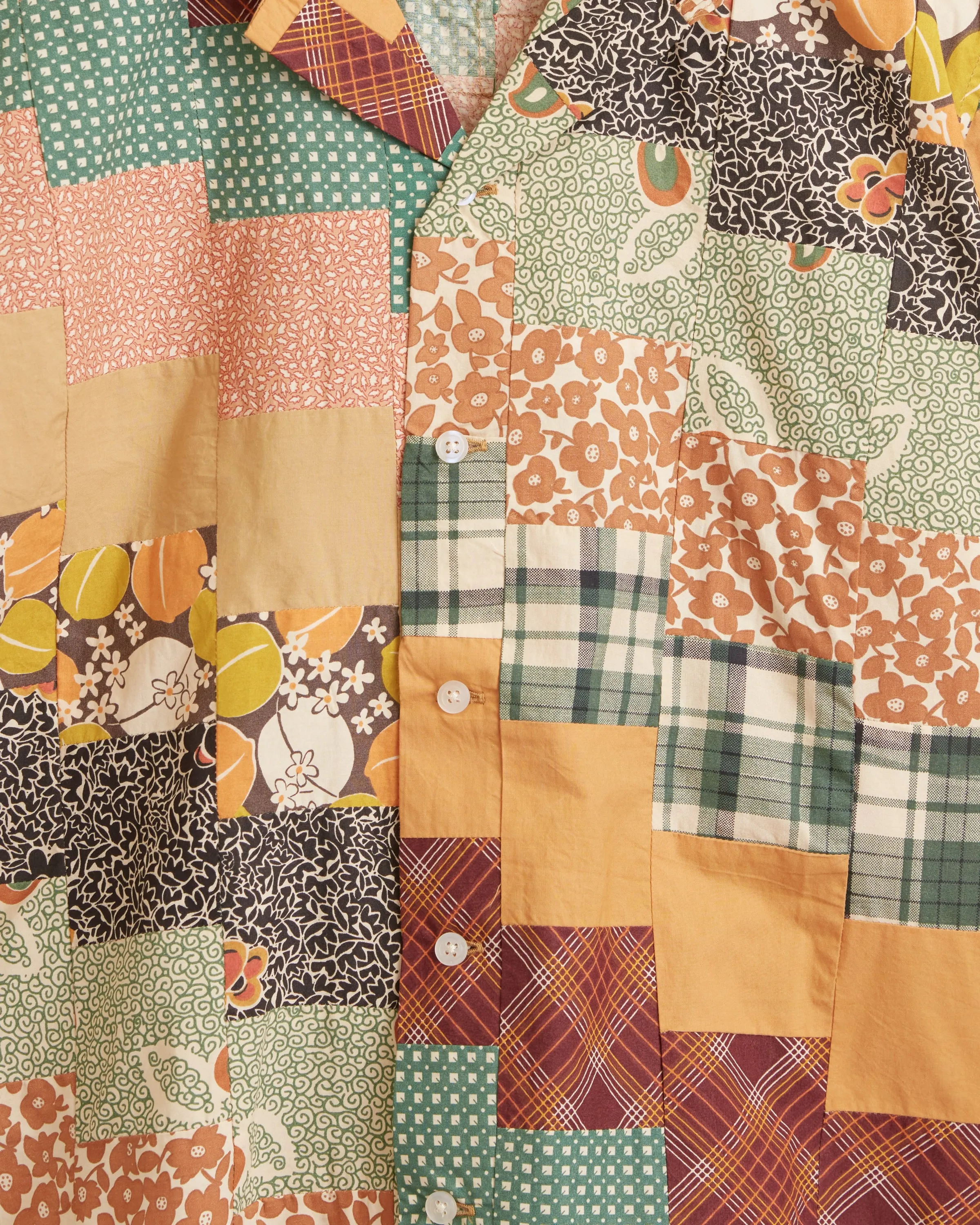 Diagonal Square Patchwork Shirt sold by BODE product image thumbnail 2