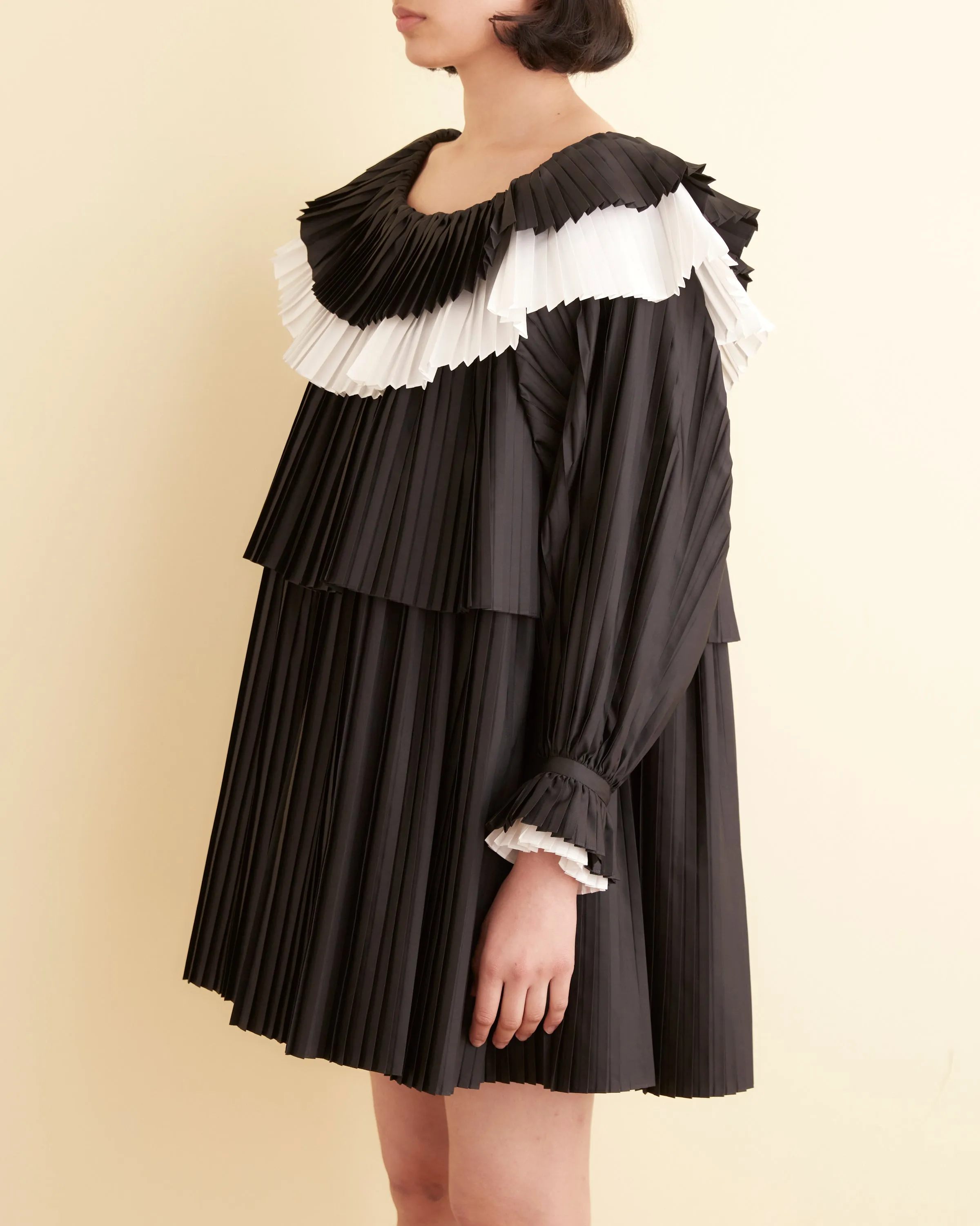 Brunch Dress - White/Black sold by BODE product image thumbnail 2