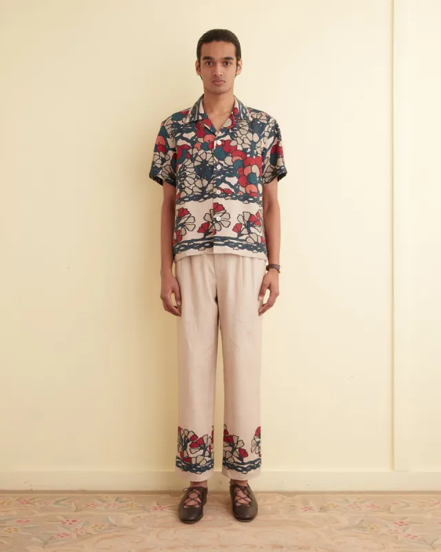 Garden Lattice Short Sleeve Shirt sold by BODE