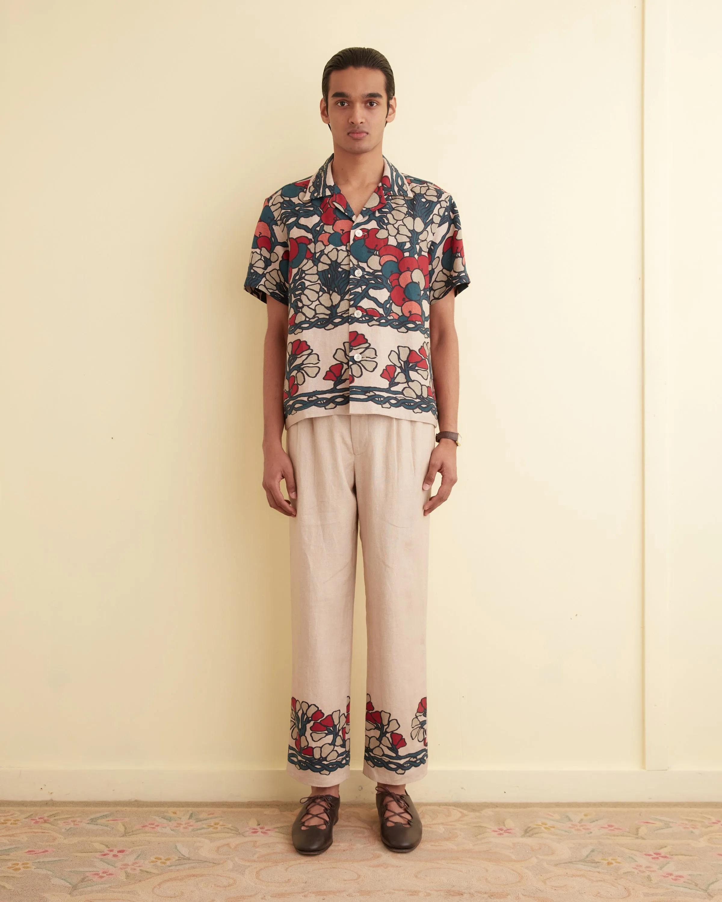 Garden Lattice Short Sleeve Shirt sold by BODE