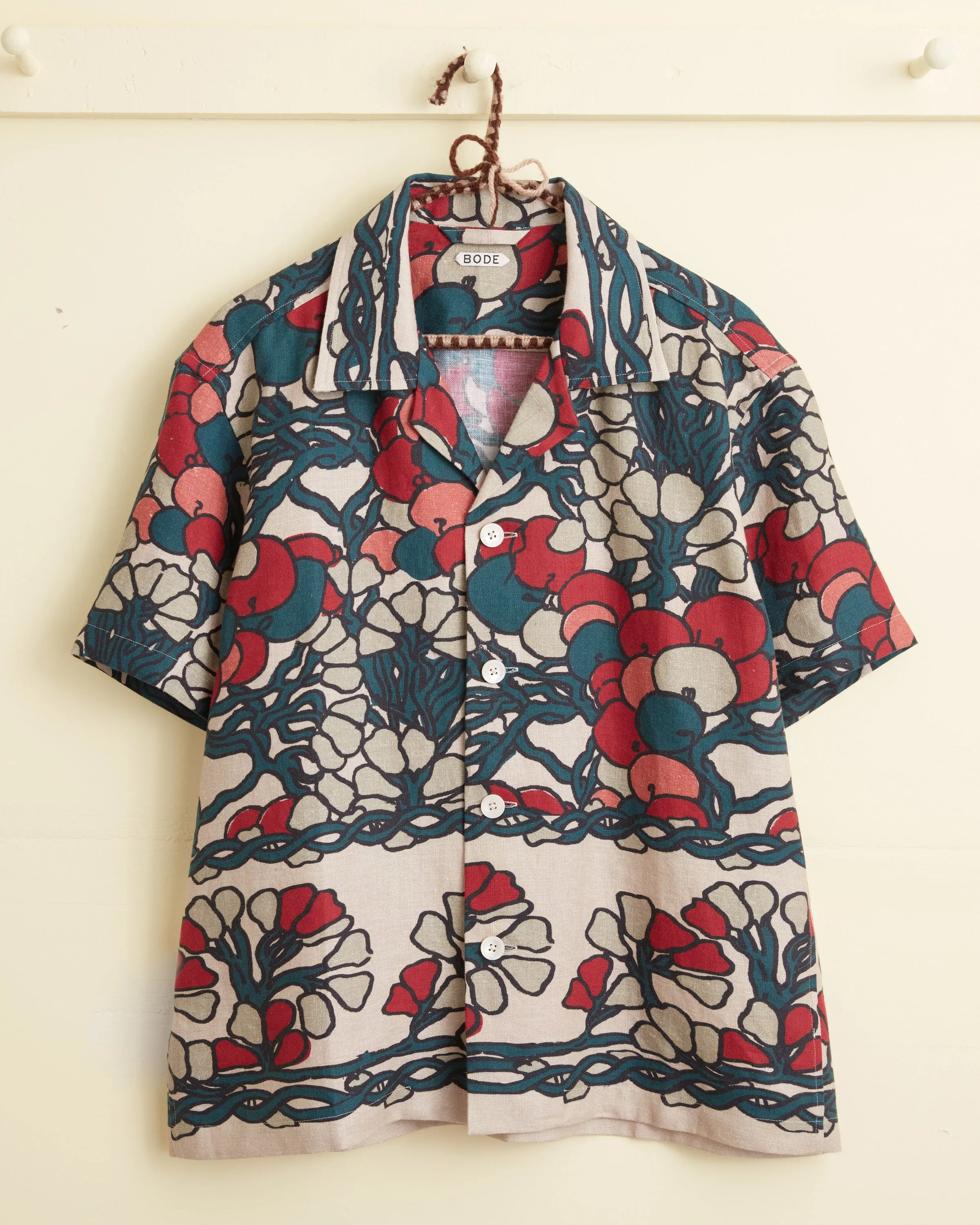 Garden Lattice Short Sleeve Shirt sold by BODE product image thumbnail 4