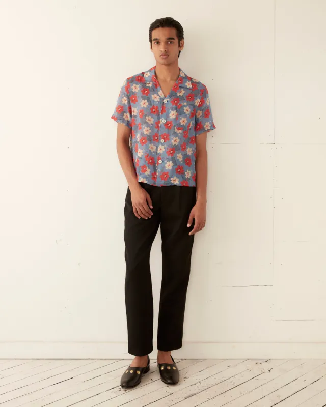 Geo Poppy Short Sleeve Shirt sold by BODE