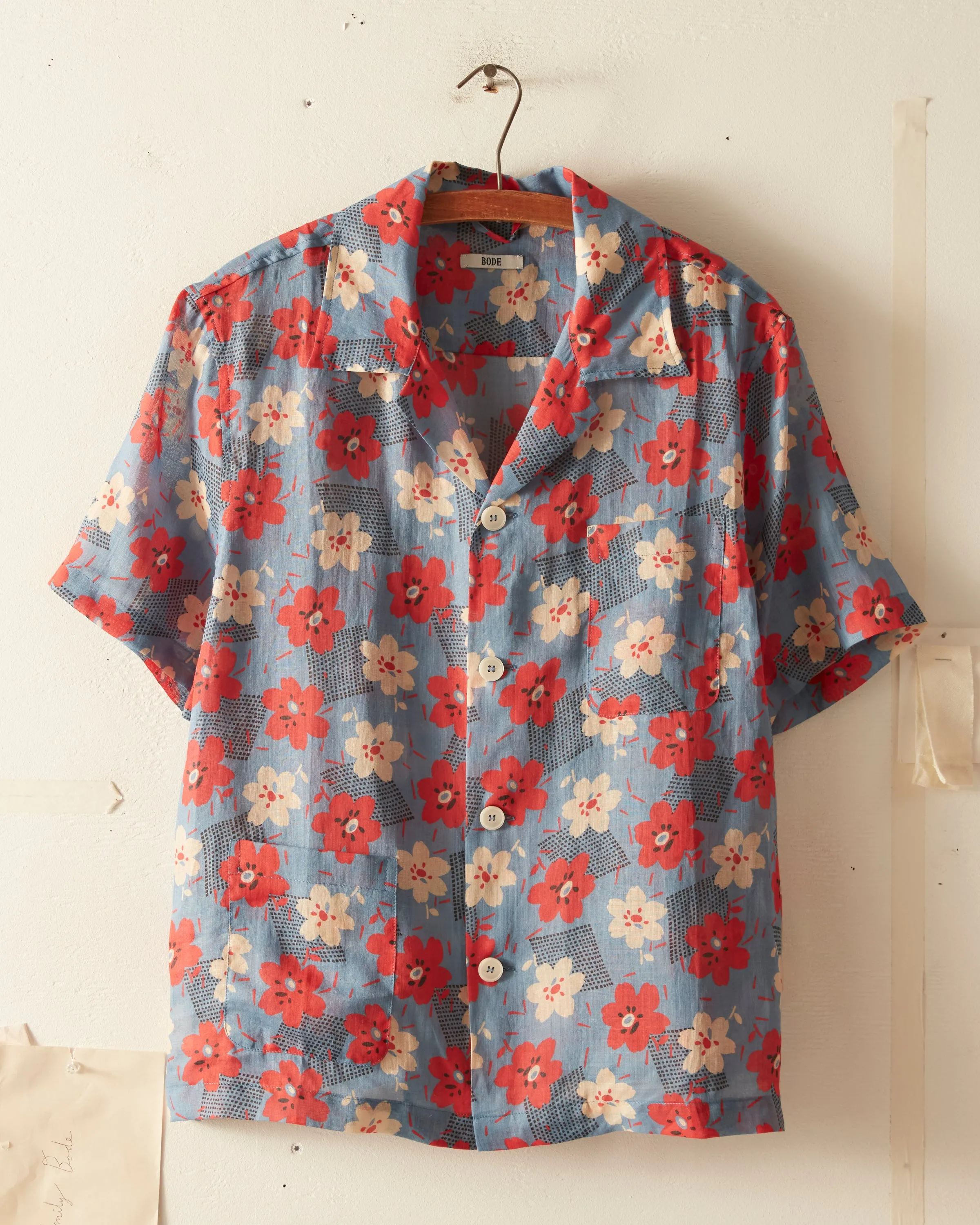 Geo Poppy Short Sleeve Shirt sold by BODE product image thumbnail 2