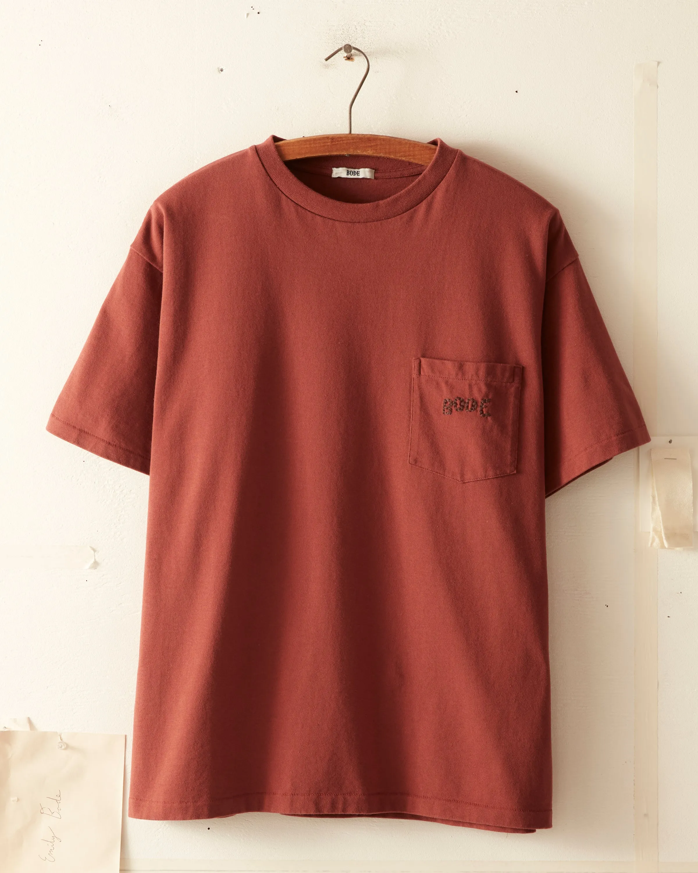 Bode Pocket Tee - Brown sold by BODE product image thumbnail 2