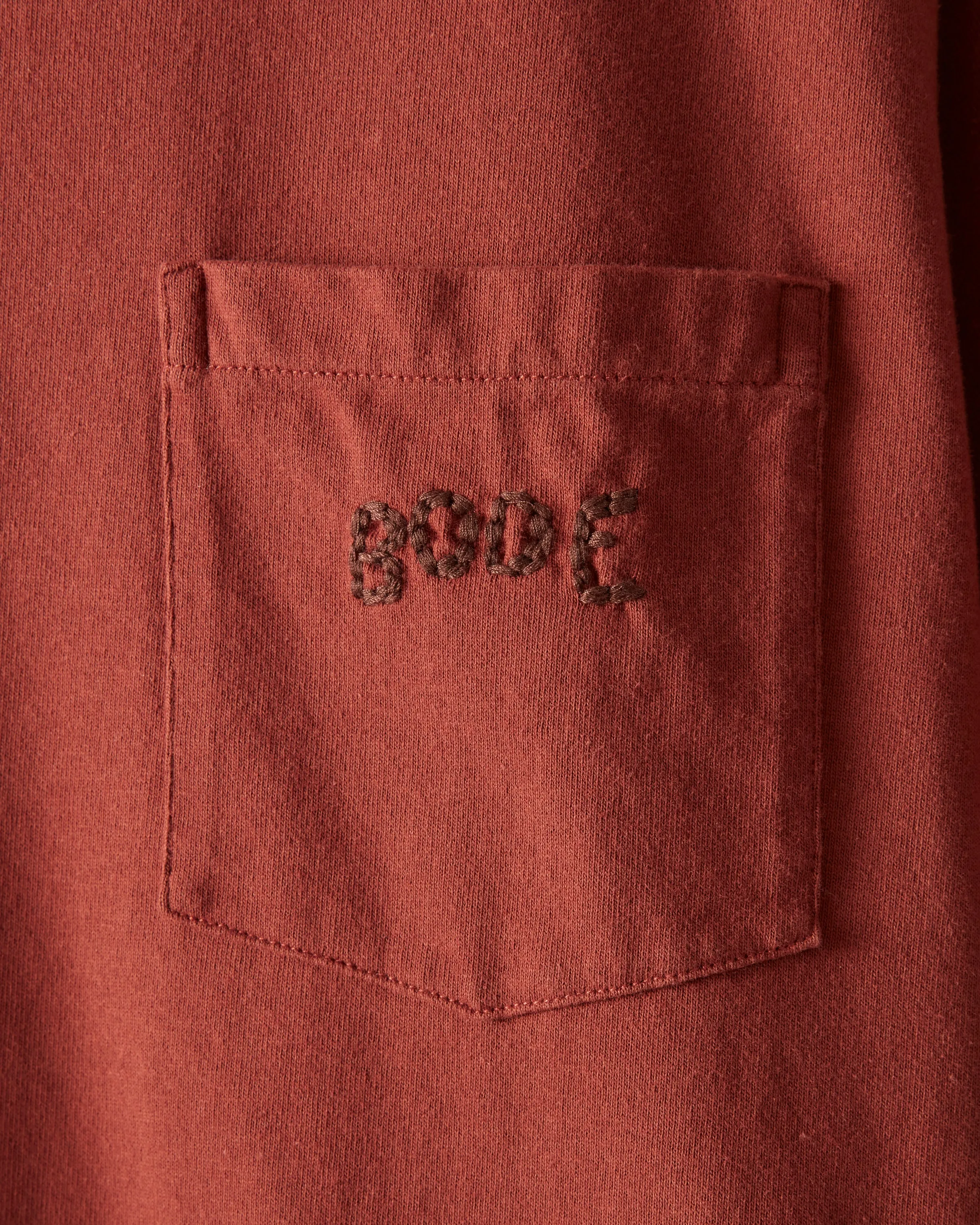 Bode Pocket Tee - Brown sold by BODE product image thumbnail 3