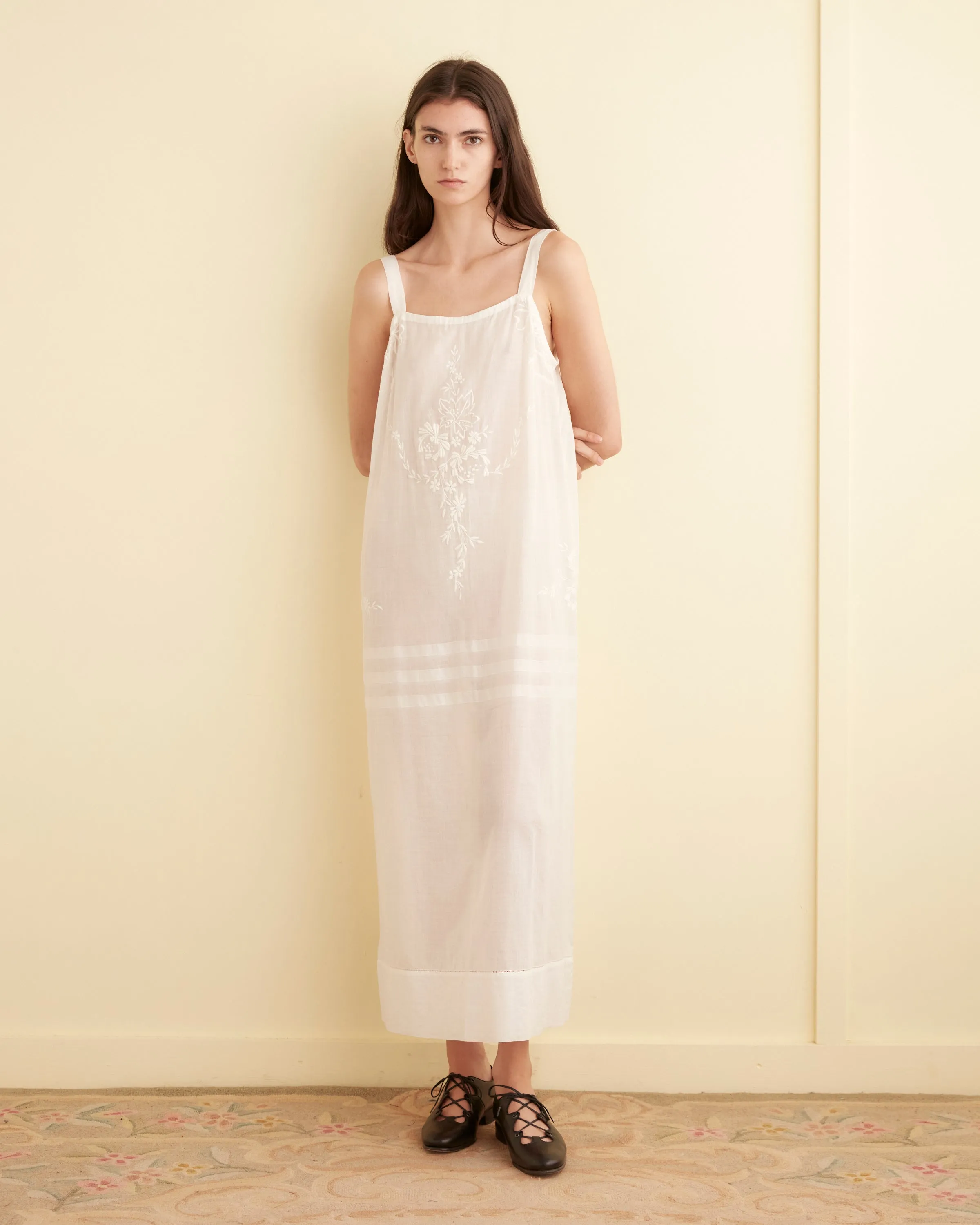 Zephyr Cotton Dress - S sold by BODE