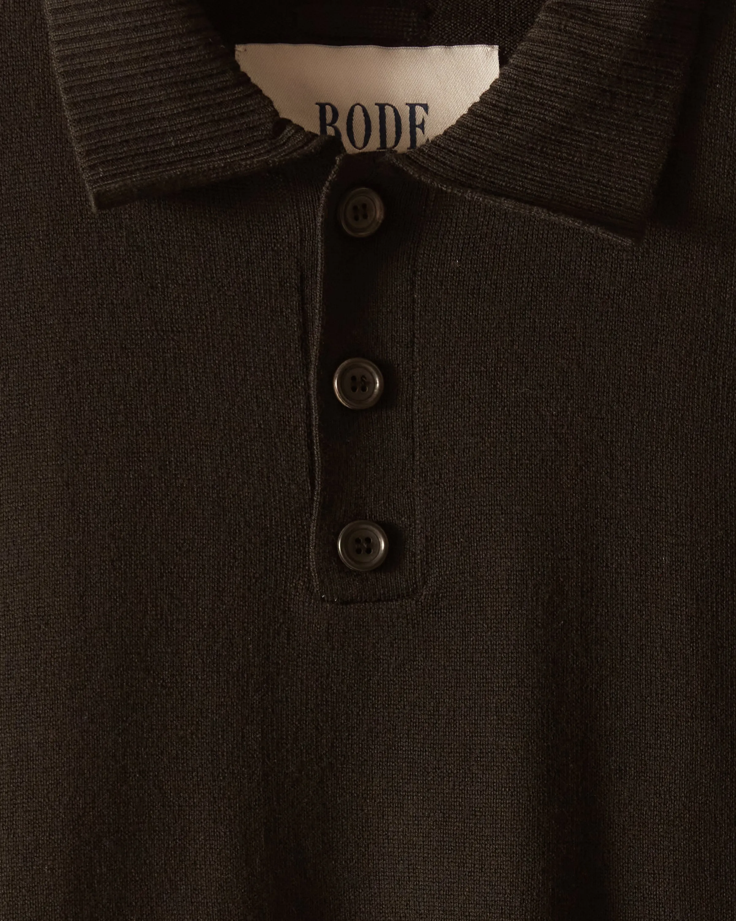 Solid Cycling Polo - Black sold by BODE product image thumbnail 2