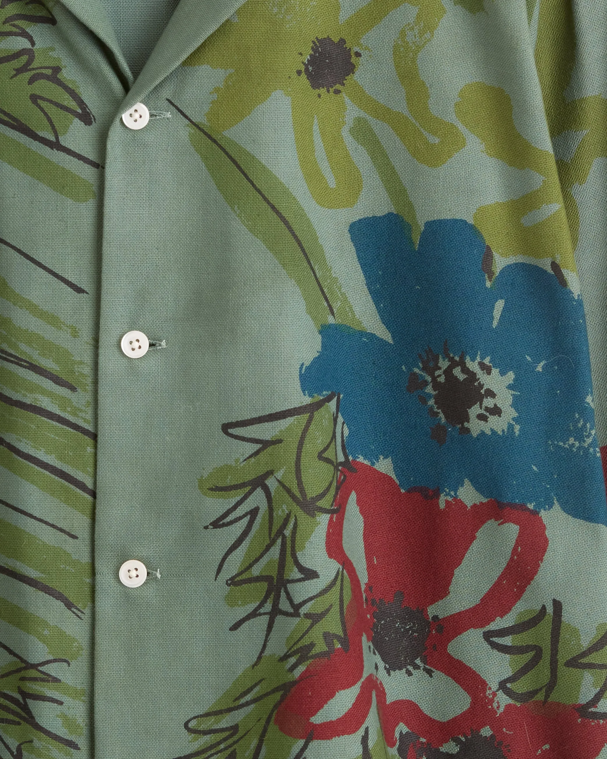 Overdyed Tablecloth Long Sleeve Shirt - S sold by BODE product image thumbnail 2