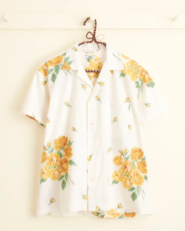 Lemon Flower Short Sleeve Shirt - S/M sold by BODE