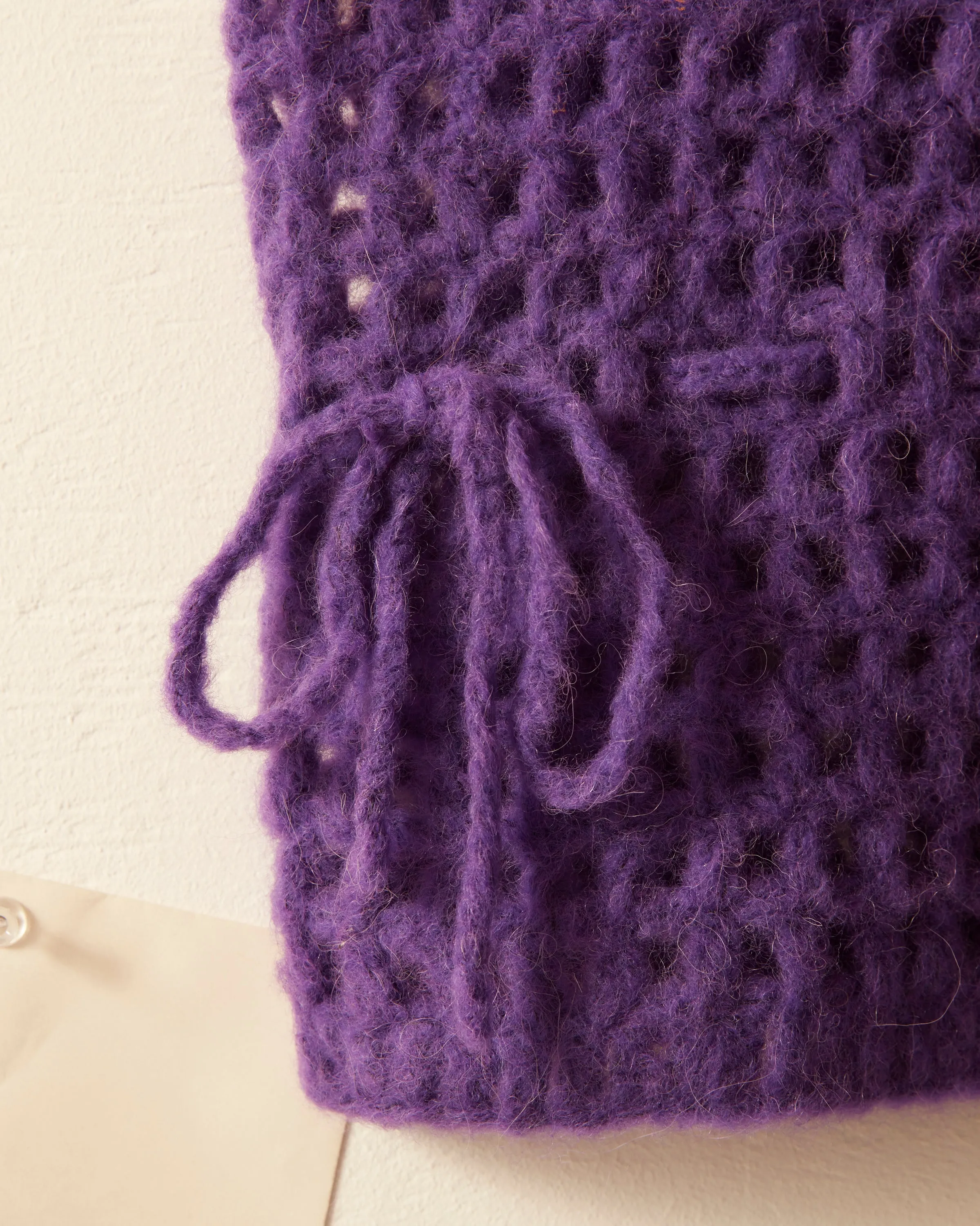 Crochet Vest - Purple sold by BODE product image thumbnail 3