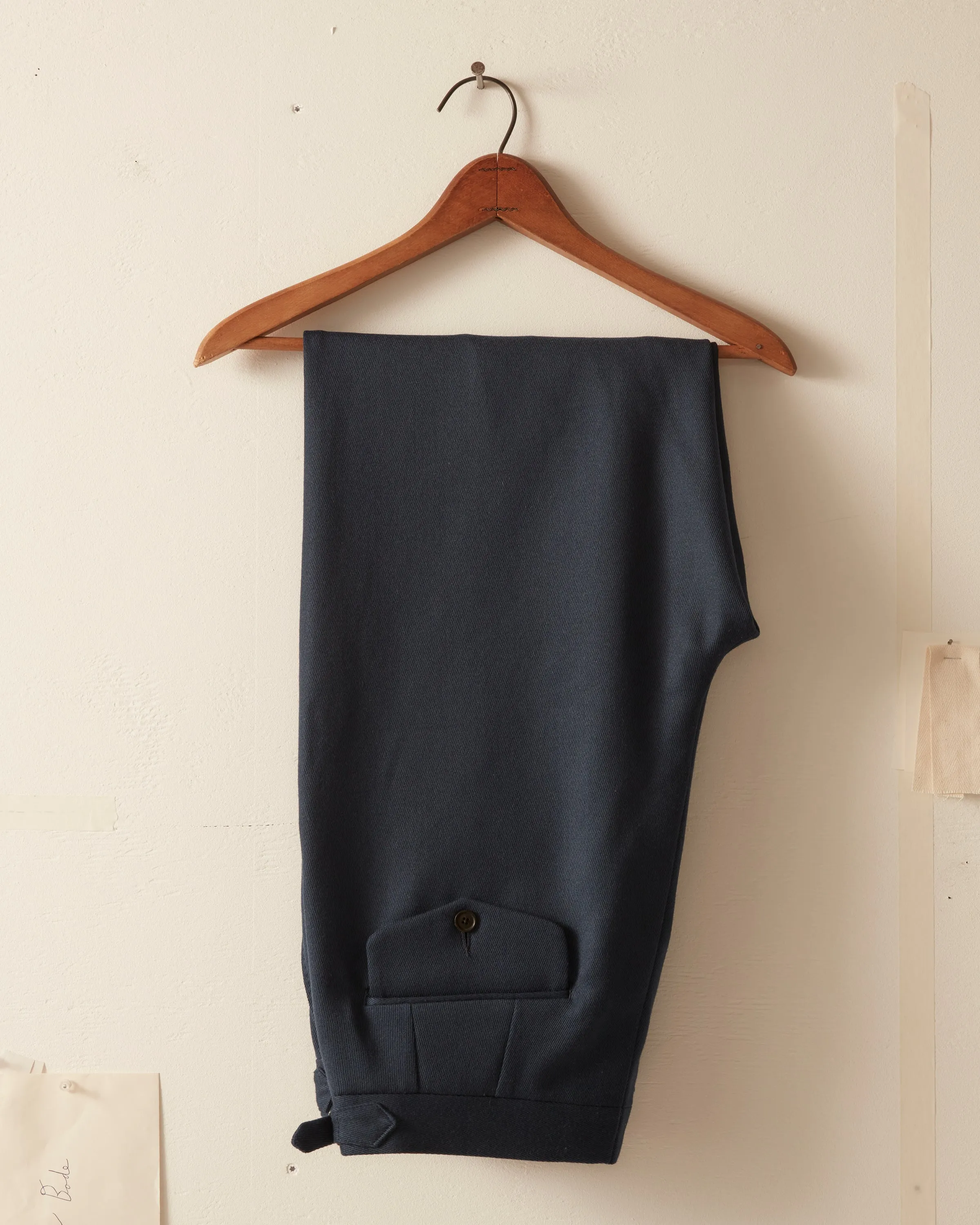 Twill Side Buckle Trousers - Petrol sold by BODE product image thumbnail 2