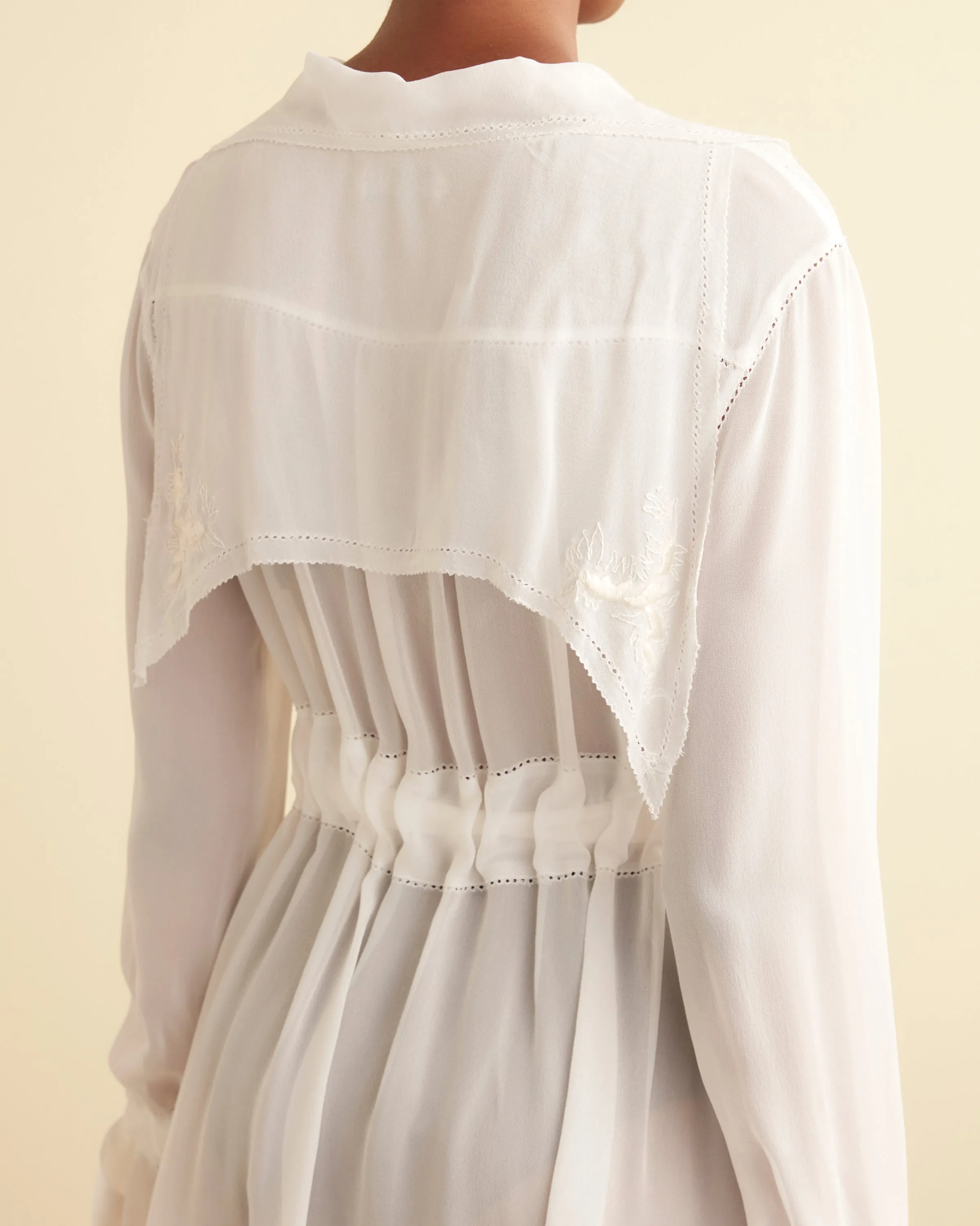 Finch Dress - Ivory sold by BODE product image thumbnail 2