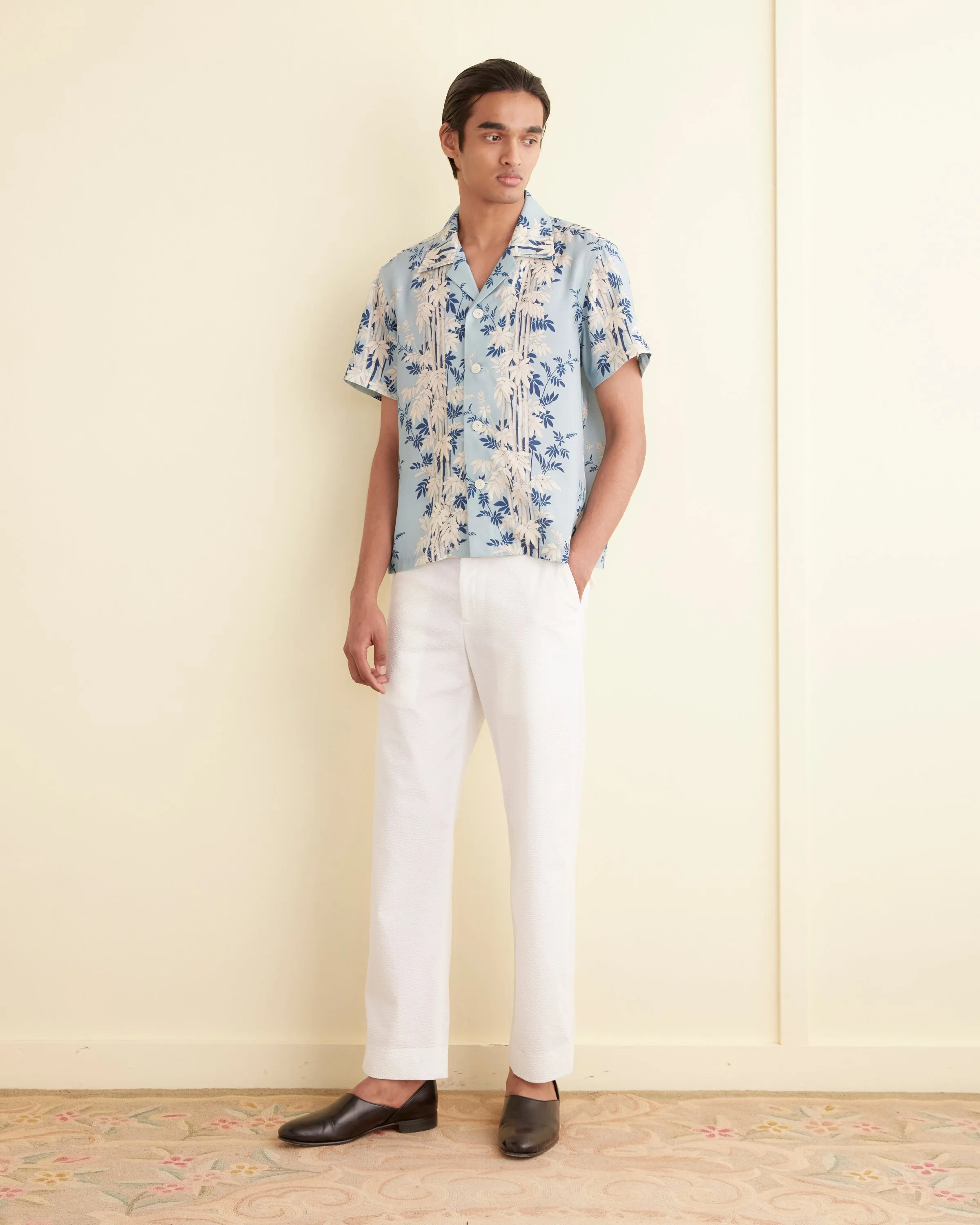 Bamboo Forest Short Sleeve Shirt sold by BODE