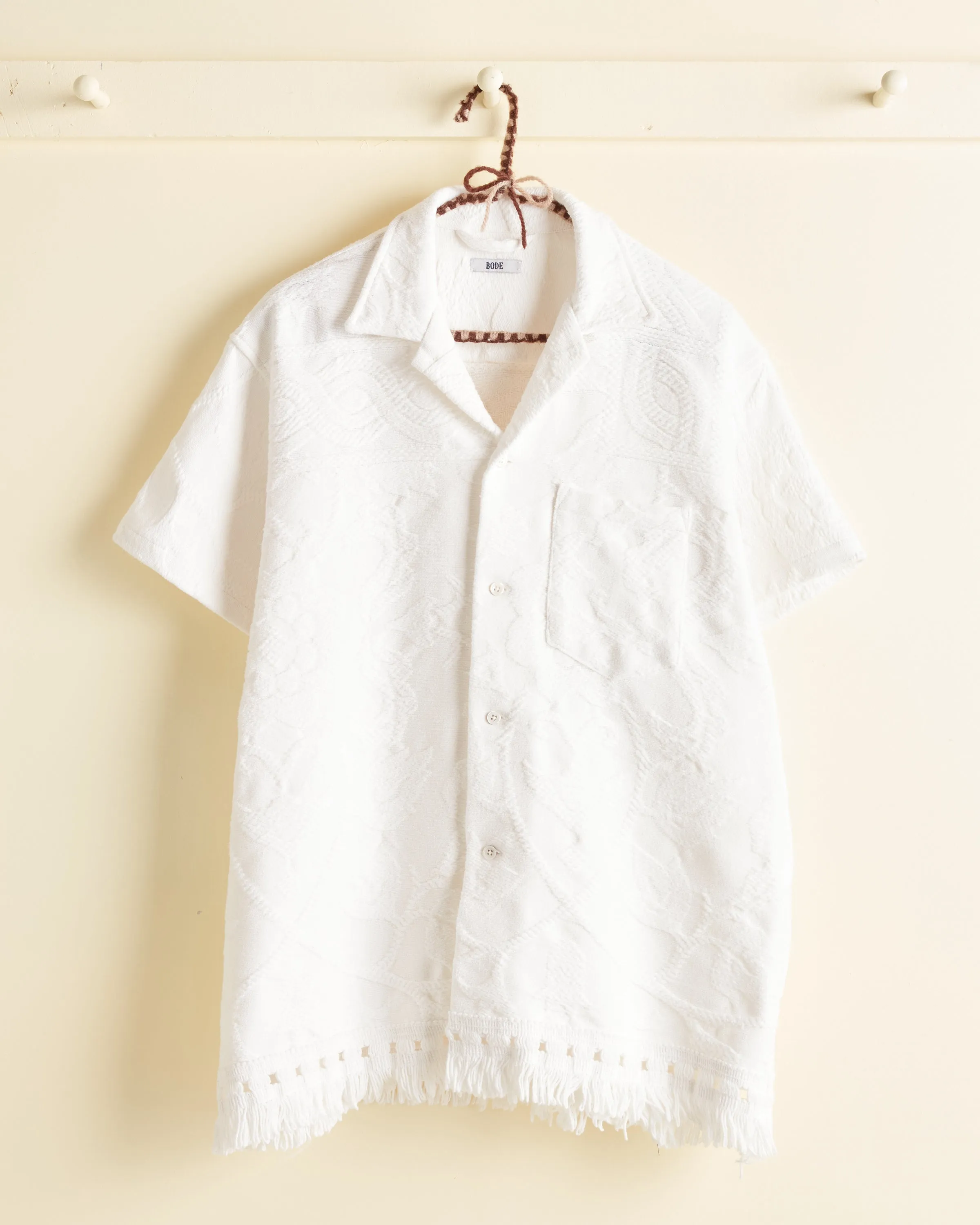 Camellia Vine Short Sleeve Shirt - S/M sold by BODE