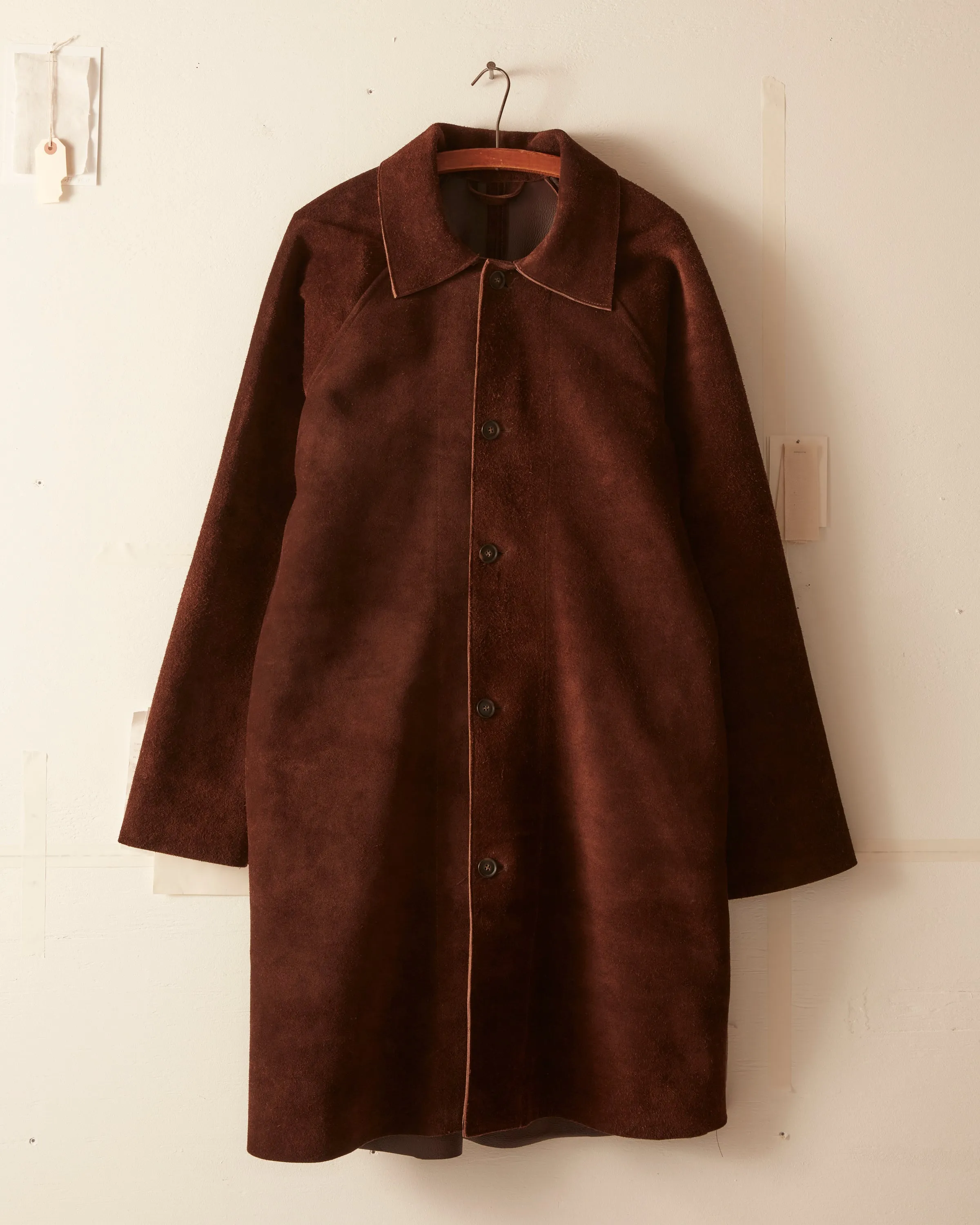 Suede Market Coat sold by BODE