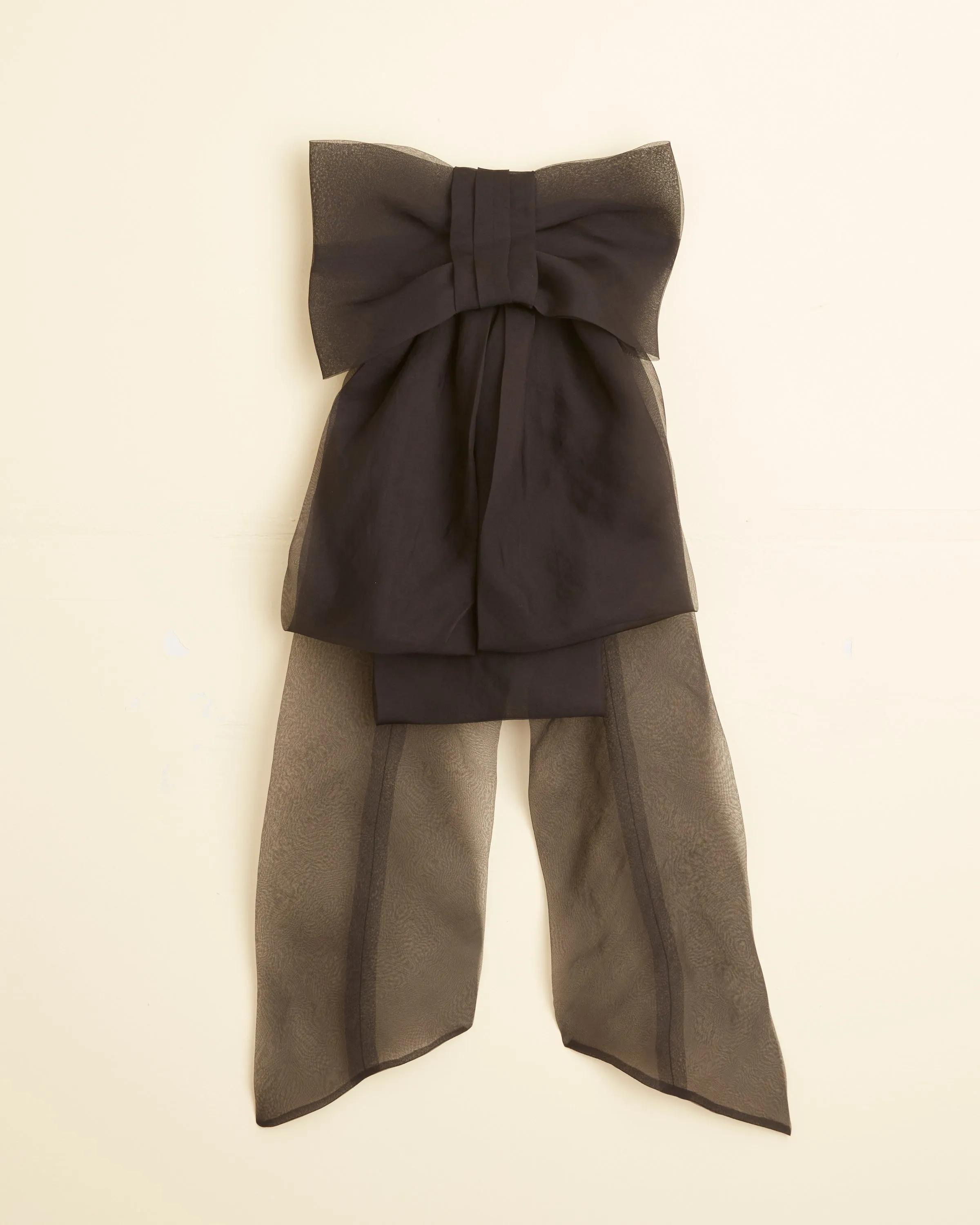 Sheer Bevel Bow Barrette sold by BODE